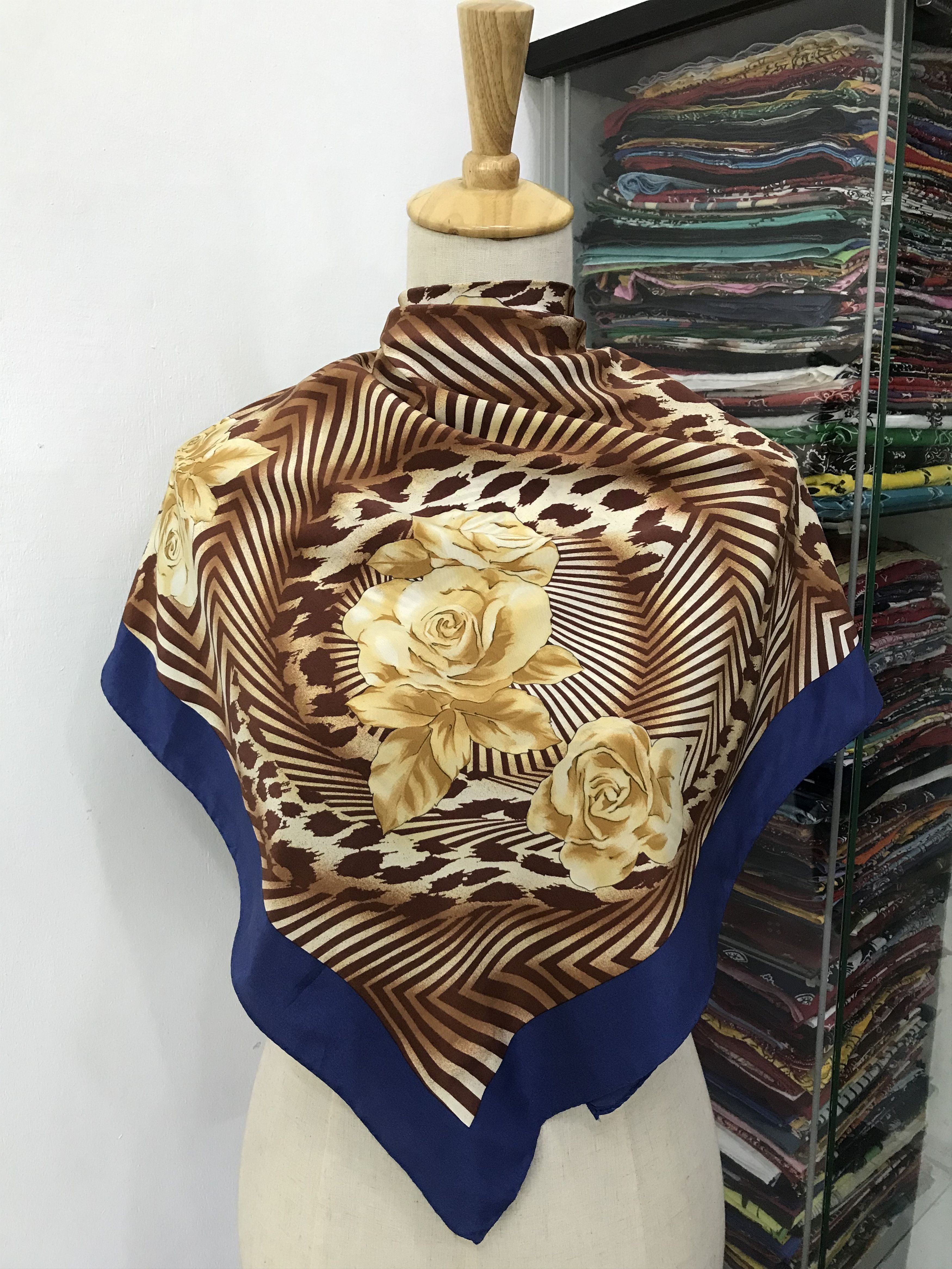 Krizia Uomo Vintage Krizia Uomo Silk Scarf Size ONE SIZE - 1 Thumbnail