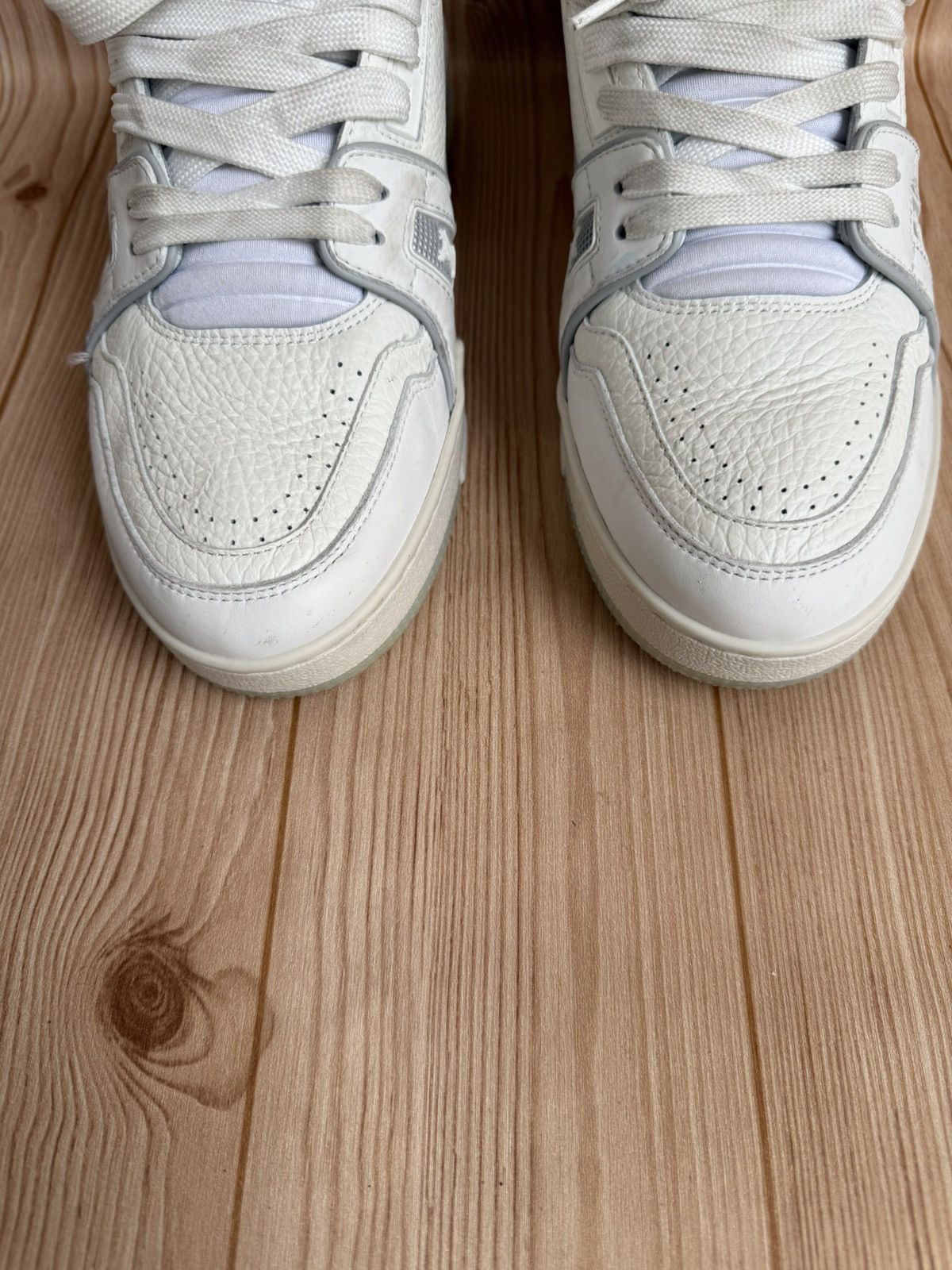 Louis Vuitton White/gray trainers Size US 7 / EU 40 - 5 Thumbnail