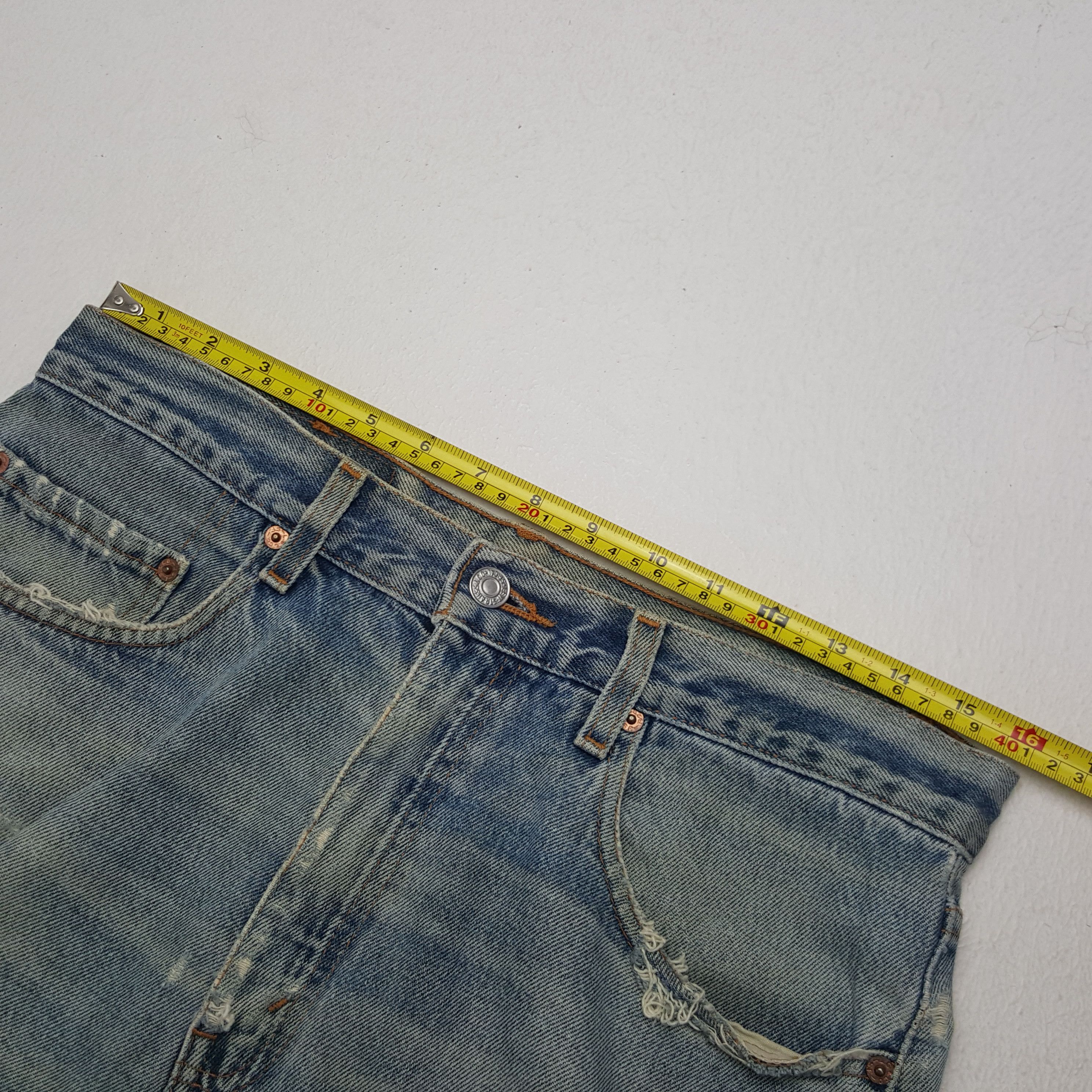 If Six Was Nine × Levi's × Vintage Vintage Levi's American Style Distressed Denim Jeans Size US 32 / EU 48 - 10 Thumbnail