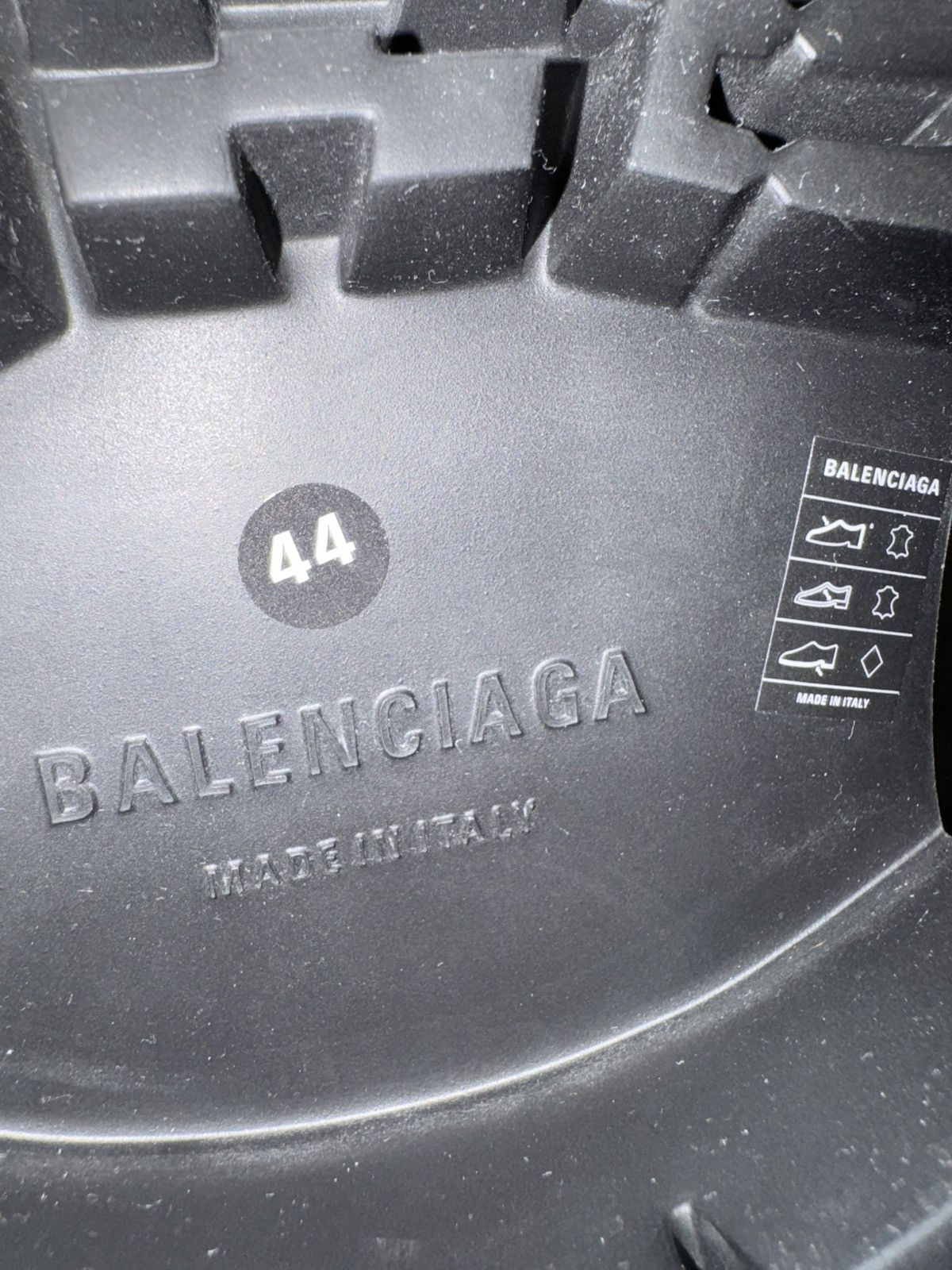 Balenciaga *NEW* Balenciaga Stomper Leather Black Boots Size US 11 / EU 44 - 12 Thumbnail