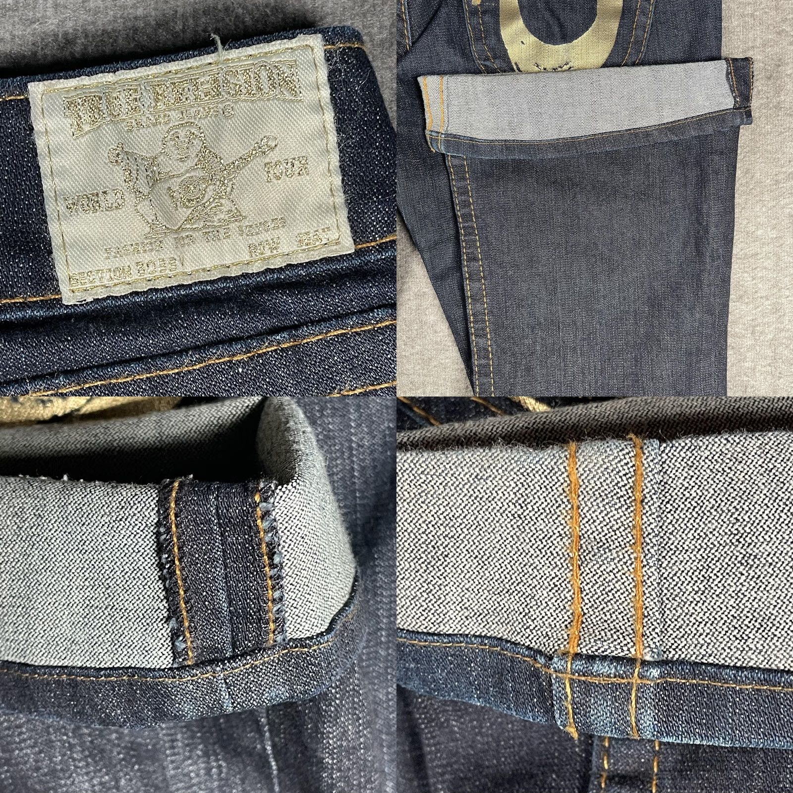 True Religion VINTAGE True Religion Jeans Womens 31 Dark Wash Bootcut Horseshoe Logo Stretch Made USA Size 24" / US 00 / IT 34 - 8 Thumbnail
