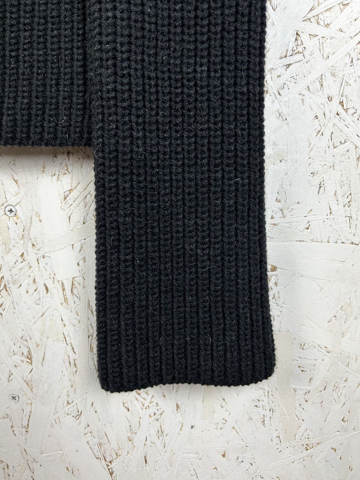 Vintage Ann Demeulemeester Wide Neck Alpaca Knit Sweater 40