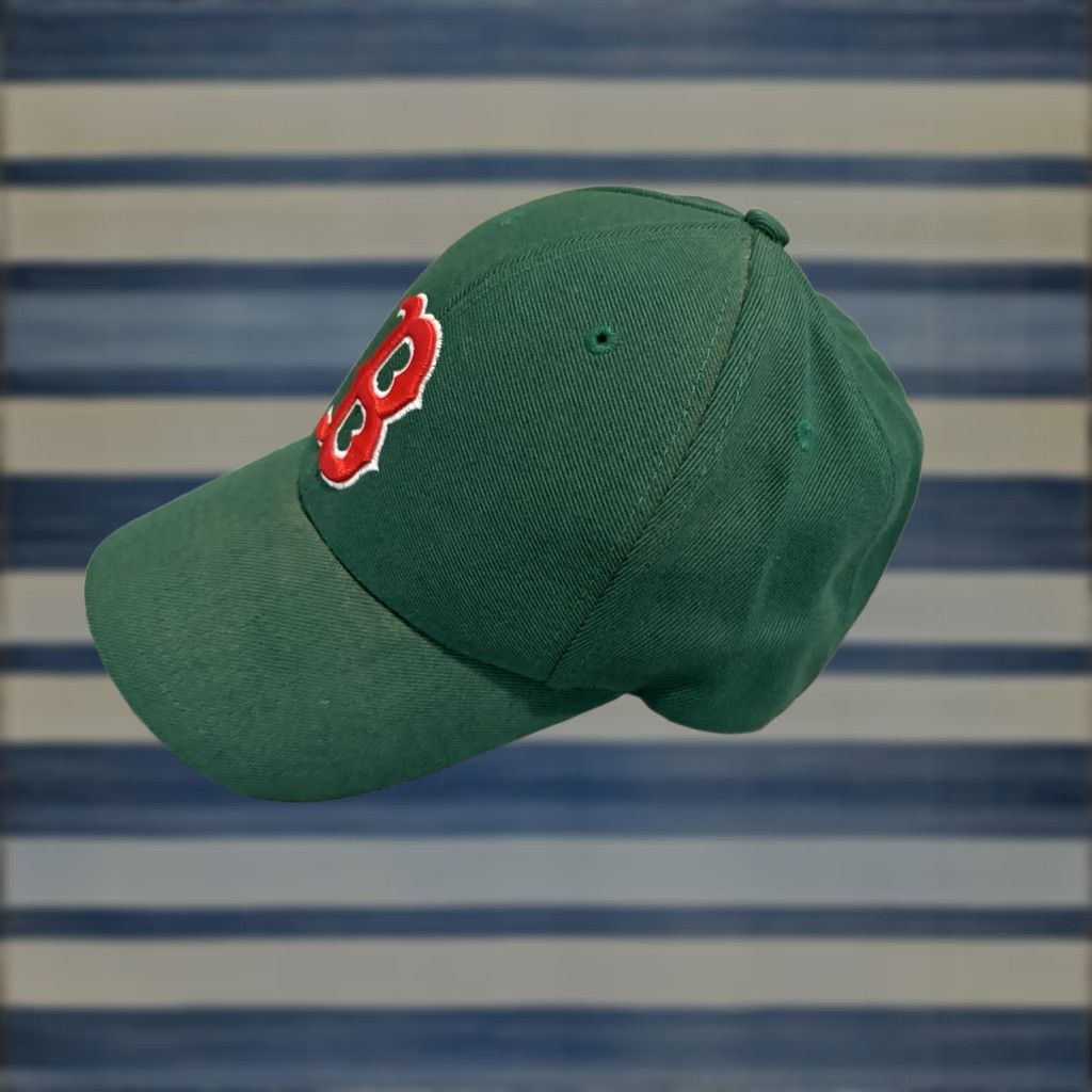 Vintage VINTAGE Green Baseball Cap Hat Twins Enterprise Inc. Men One Size Adjustable Velcro Back Boston Red Sox Shamrock Wool Shamrock Size ONE SIZE - 1 Thumbnail