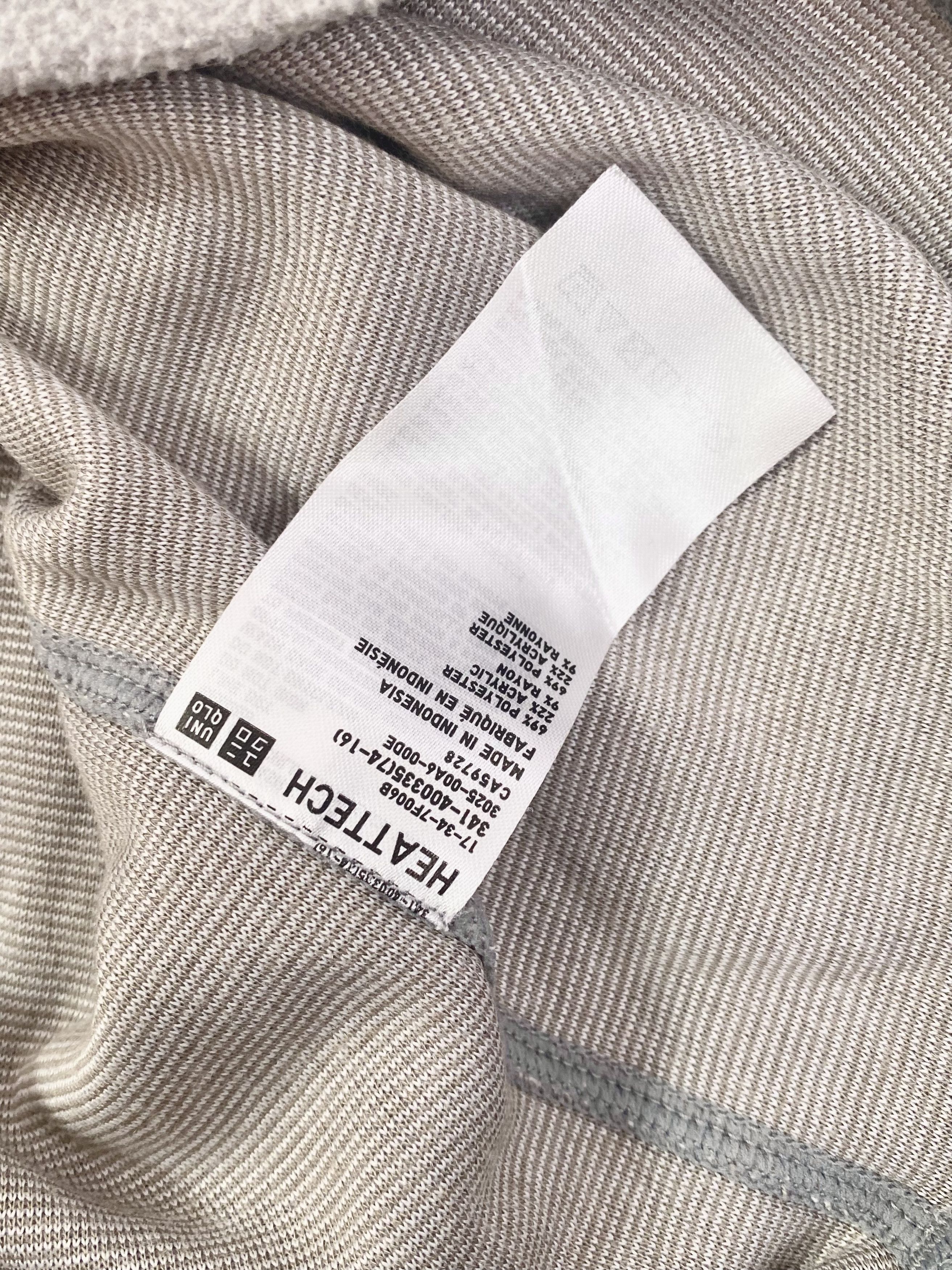 Uniqlo Uniqlo - Gray zip-up fleece sweater Size US L / EU 52-54 / 3 - 6 Thumbnail