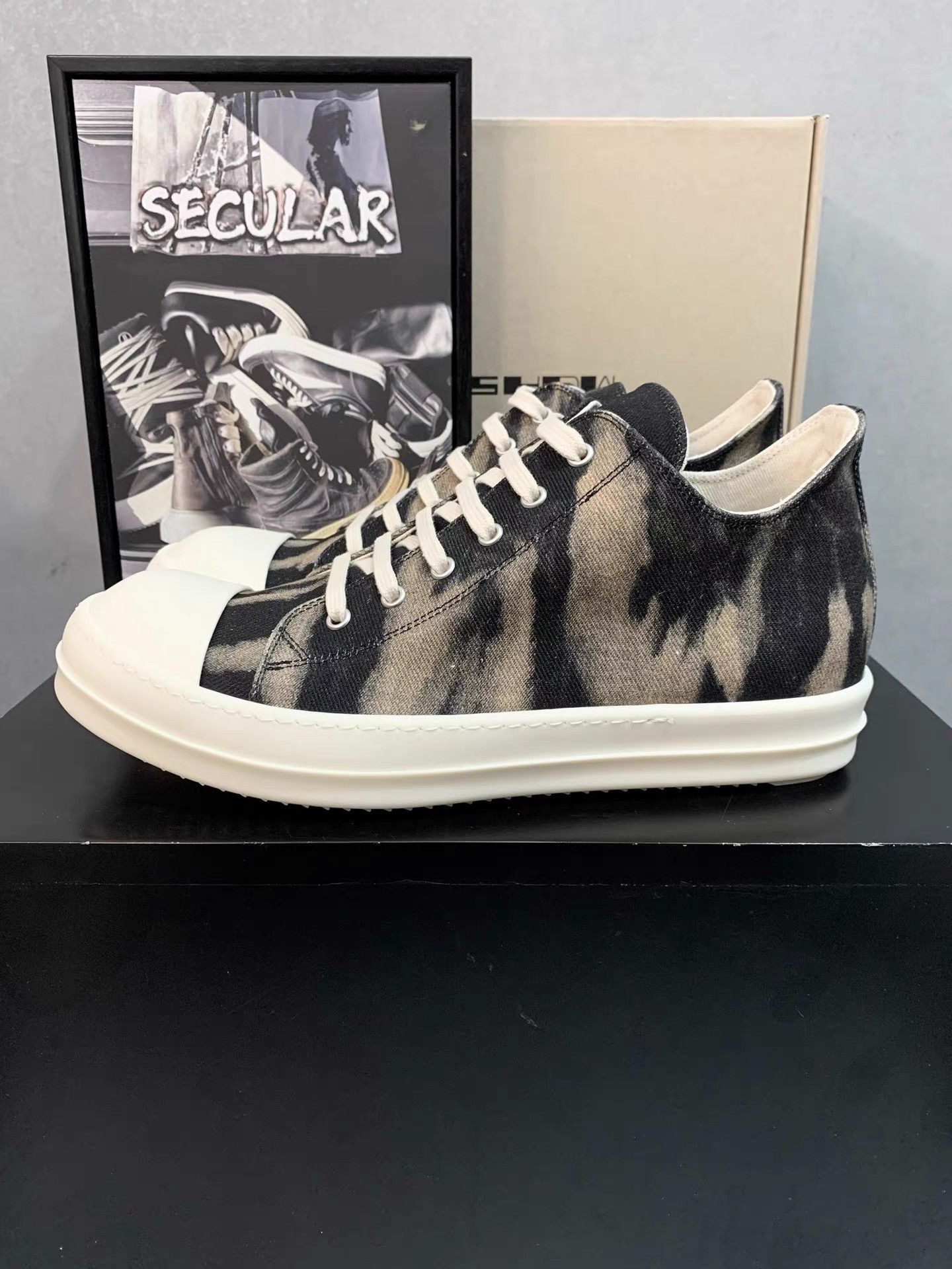 Rick Owens Rick Owens 24FW Low-Top Big Converse K34 Size US 8 / EU 41 - 3 Thumbnail