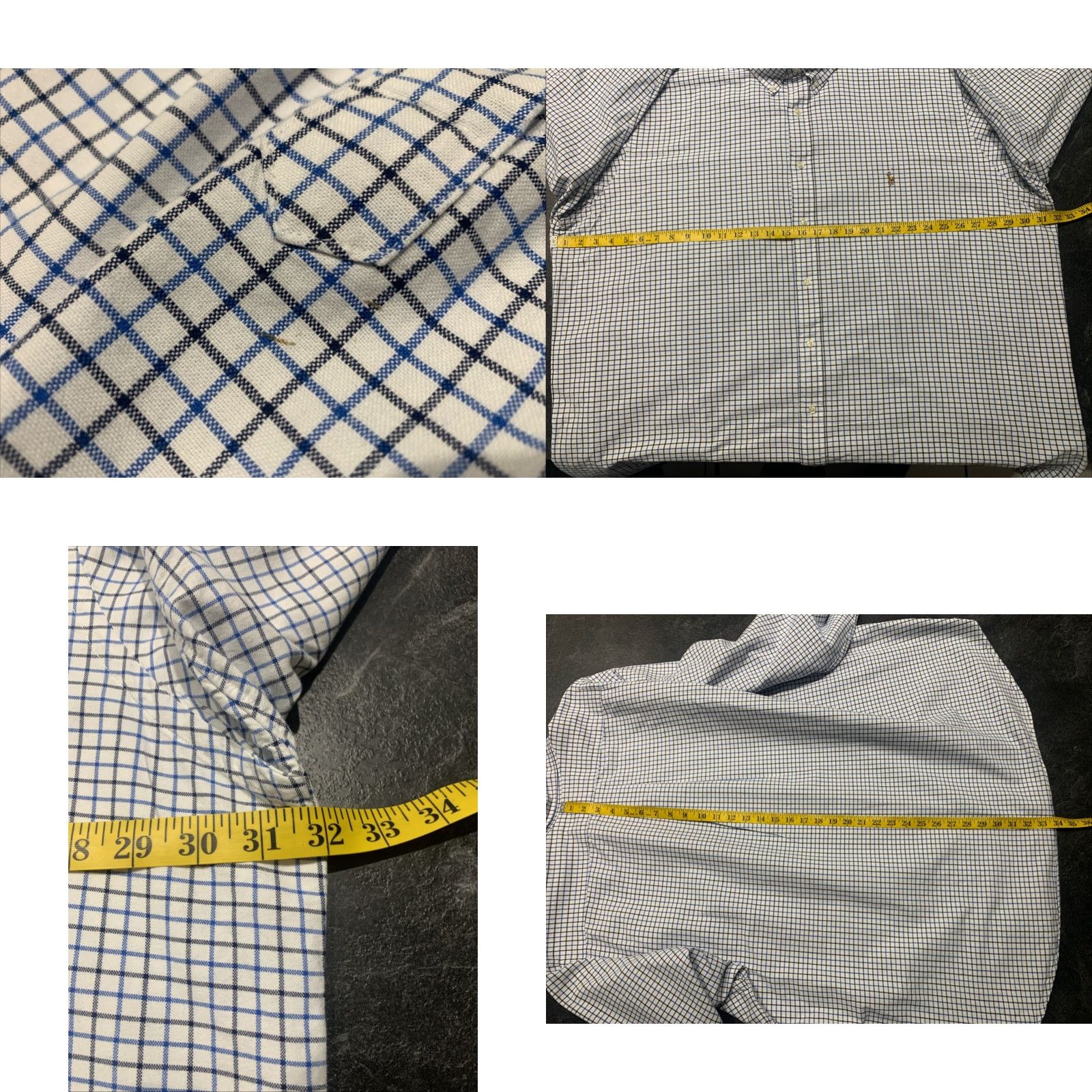 Ralph Lauren Ralph Lauren Button-Down Shirt Men 3XLT Multicolor Plaid Cotton Button-Up Collared Long Sleeve Size US XXL / EU 58 / 5 - 8 Thumbnail