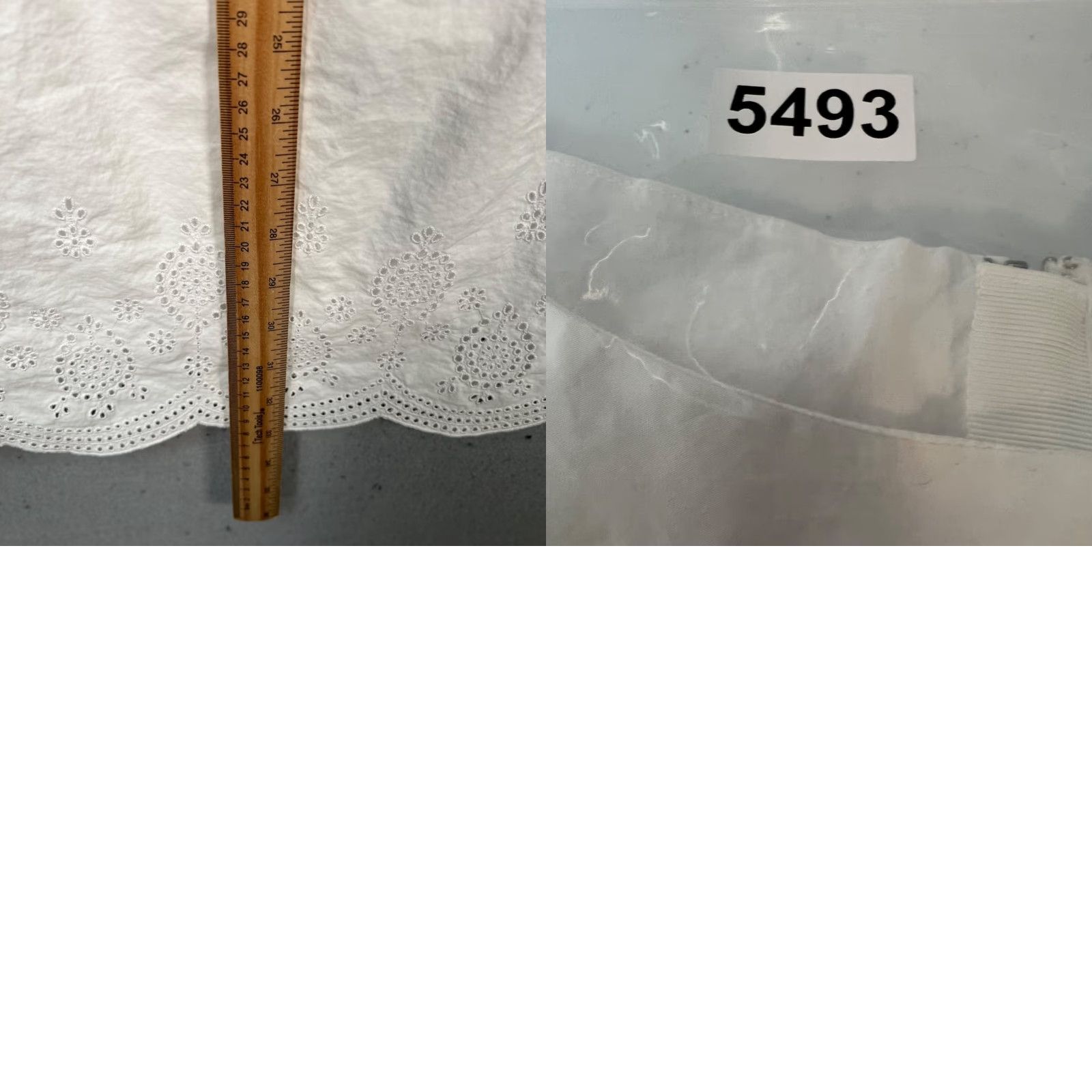 Uniqlo Uniqlo Shirt Womens S Eyelet Cotton Midi Dress White Size S / US 4 / IT 40 - 8 Thumbnail