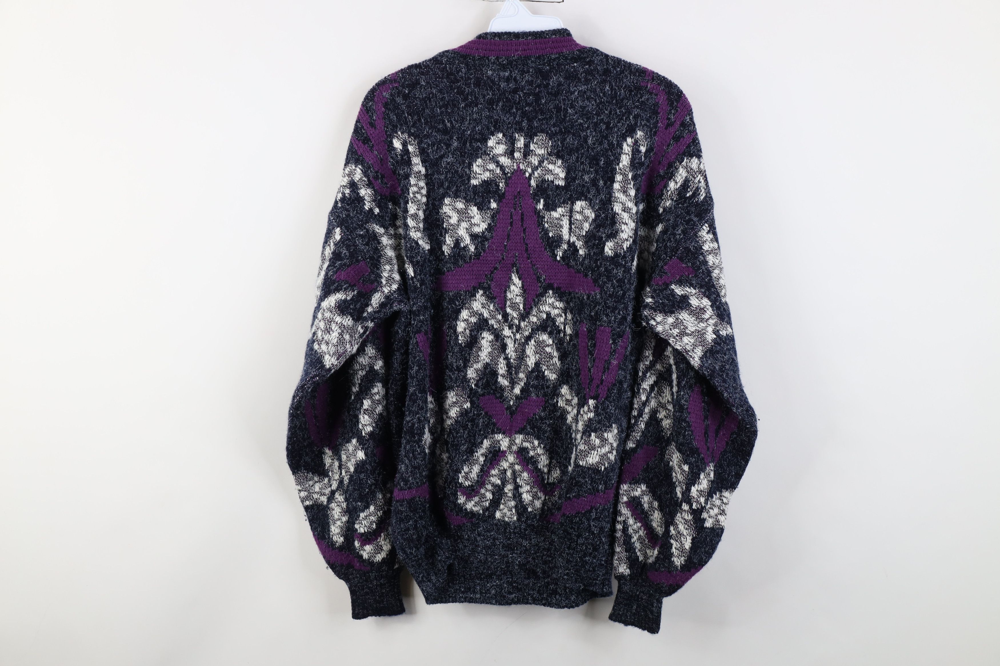 Vintage Vintage 90s Coogi Style Abstract Geometric Knit Sweater Size US M / EU 48-50 / 2 - 9 Thumbnail