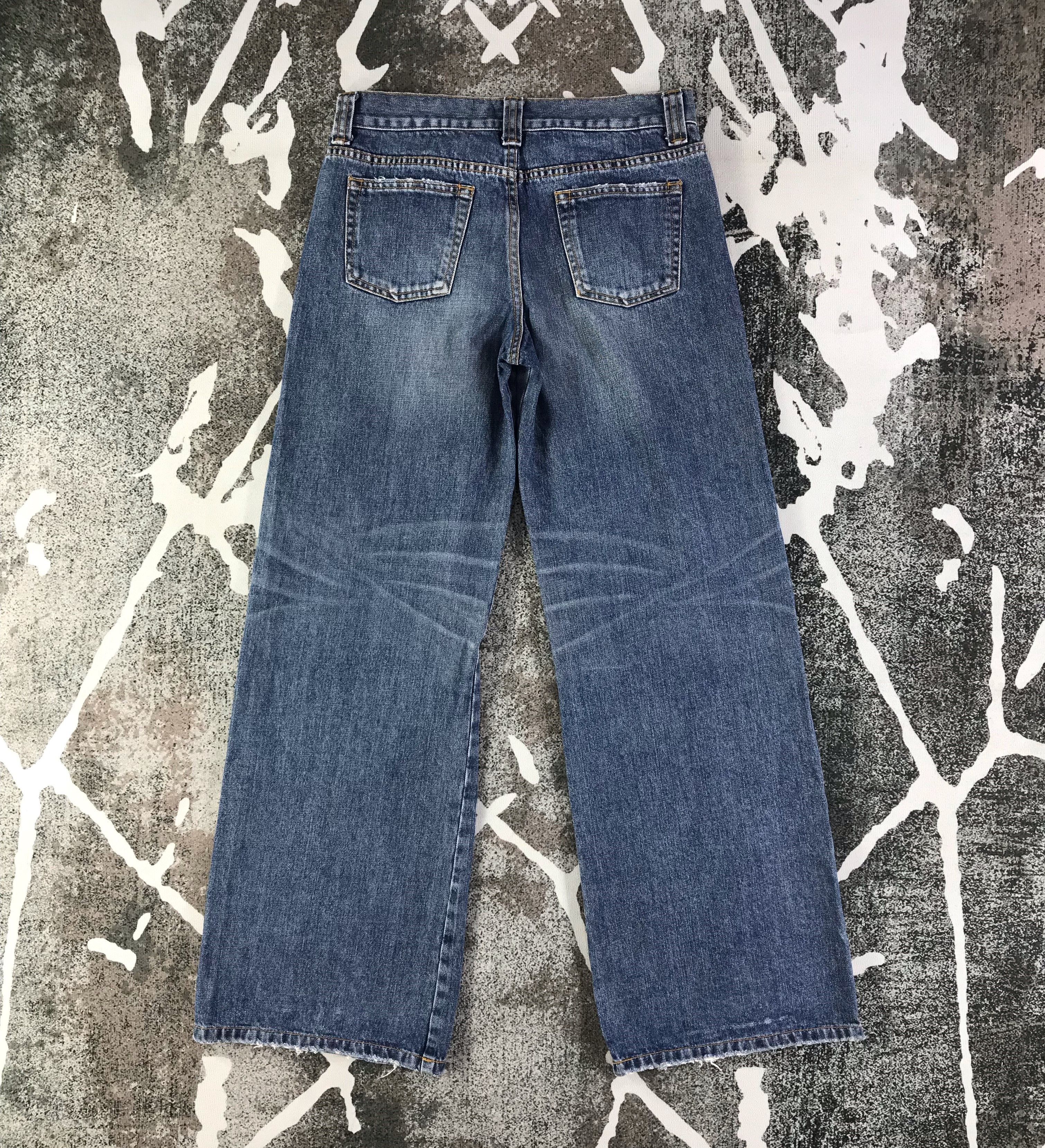 DKNY DKNY Jeans Blue Baggy Flare Denim KJ1586 Size 30" / US 8 / IT 44 - 2 Thumbnail
