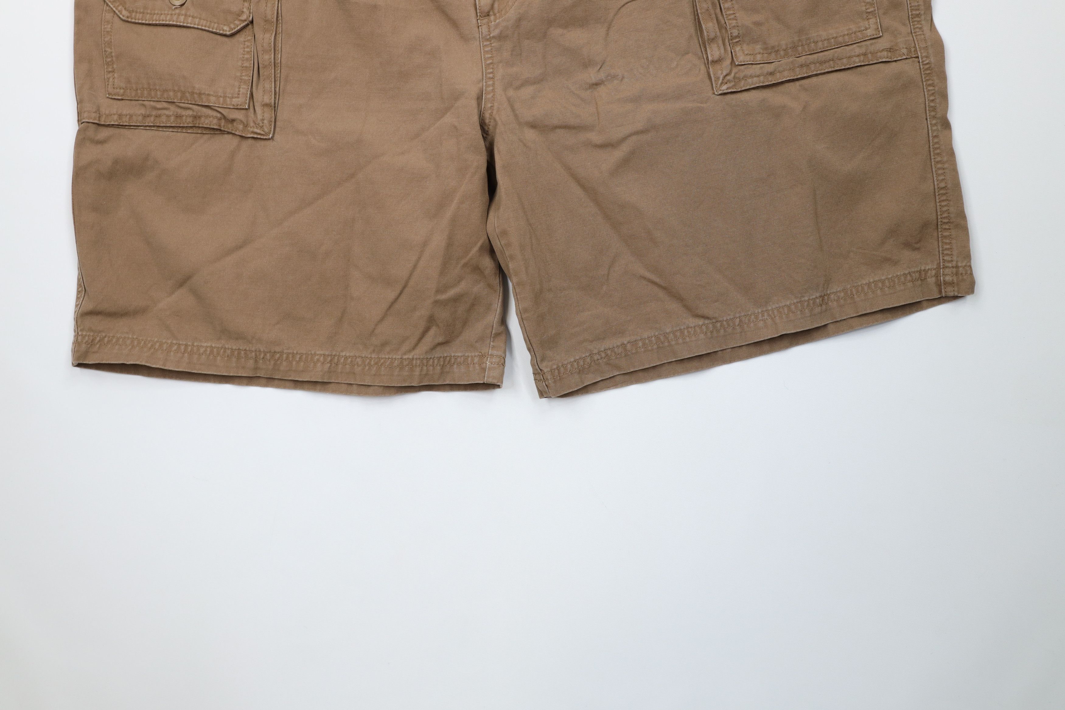 Cabelas Vintage Cabelas Knee Canvas Hiking Trekking Shorts Brown Size US 44 / EU 60 - 4 Thumbnail