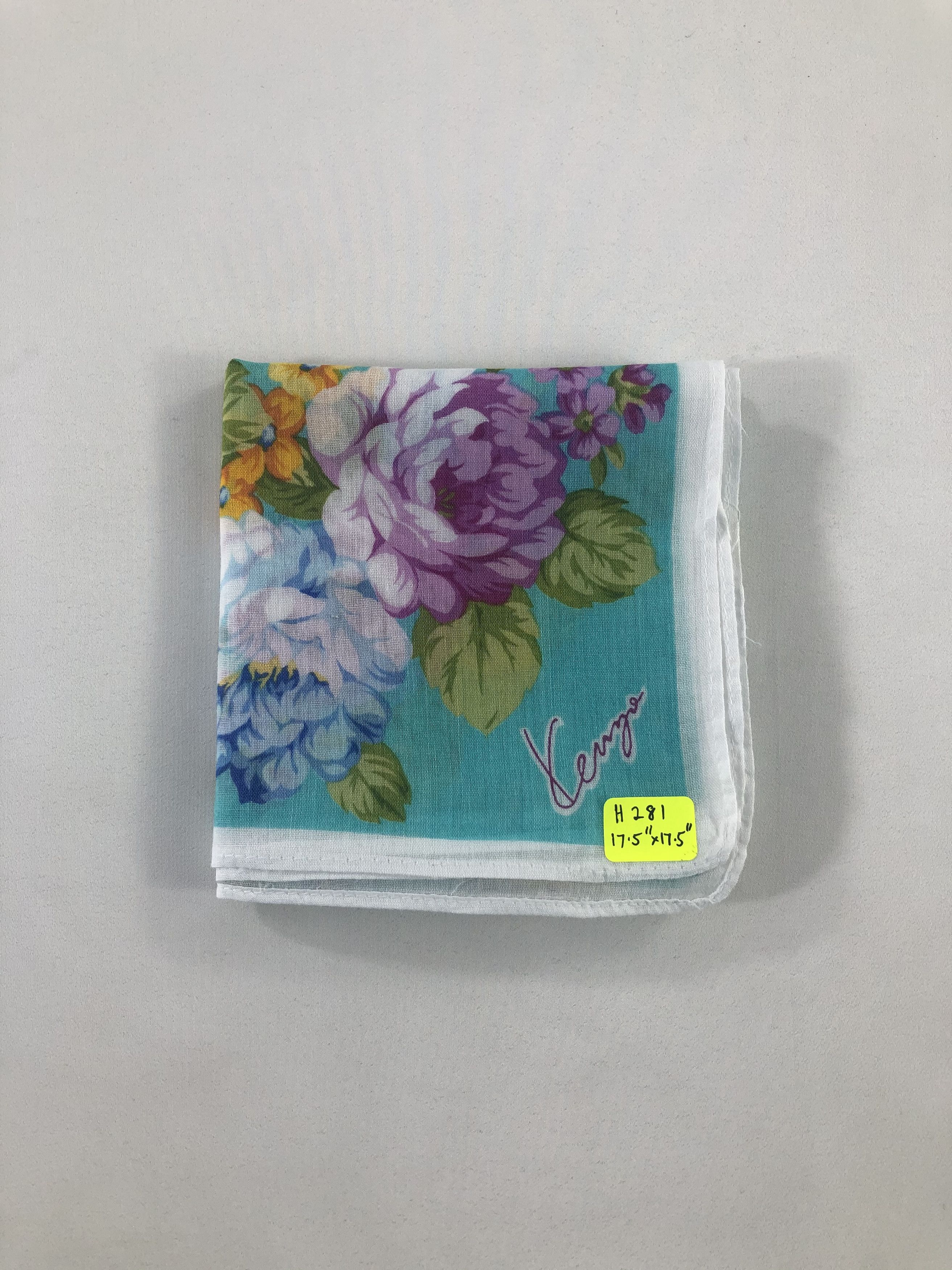 Kenzo × Vintage Kenzo Floral Handkerchief / Bandana / Neckerchief Size ONE SIZE - 4 Thumbnail