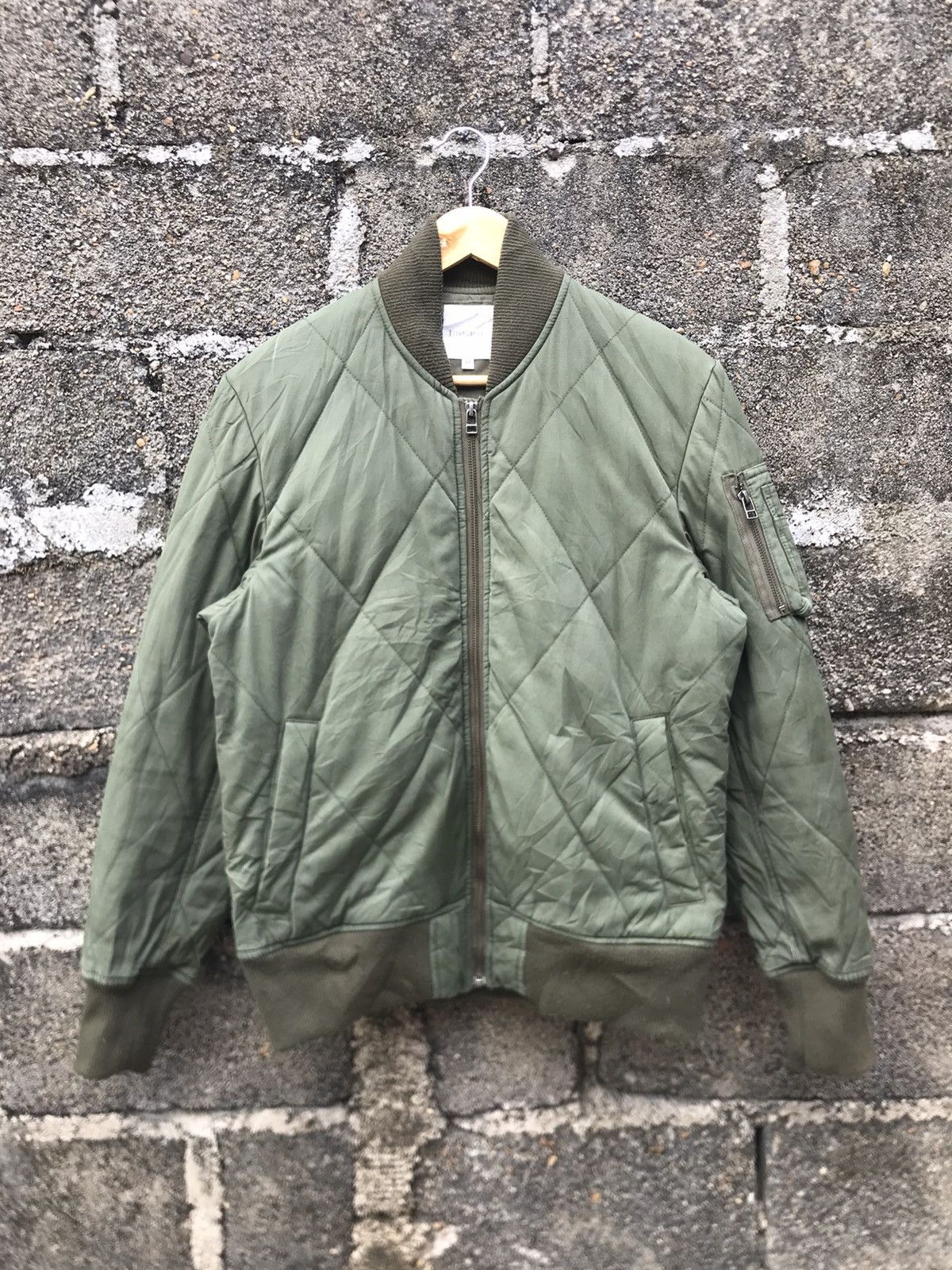 Japanese Brand 🌟Dear Laurel Military Style Quilted Bomber Jacket Size US M / EU 48-50 / 2 - 1 Thumbnail