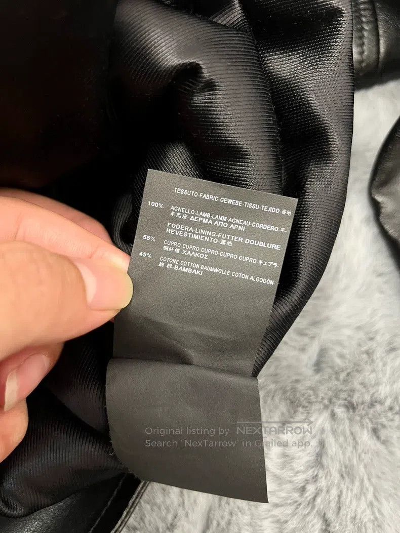Saint Laurent Paris Saint Laurent Paris Sheepskin Biker Jacket Size US L / EU 52-54 / 3 - 6 Thumbnail