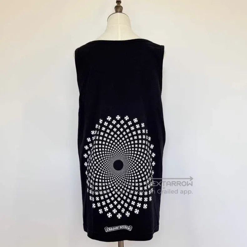 Chrome Hearts CHROME HEARTS Size M Black cross scroll vest Size US M / EU 48-50 / 2 - 2 Thumbnail