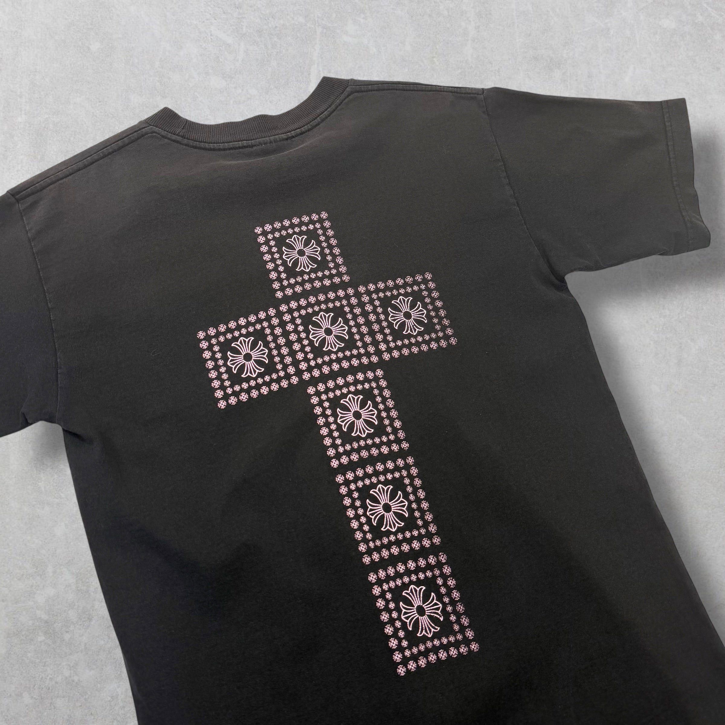 Chrome Hearts Vintage Chrome Hearts Pink Multi Cross Tee M Size US M / EU 48-50 / 2 - 5 Thumbnail