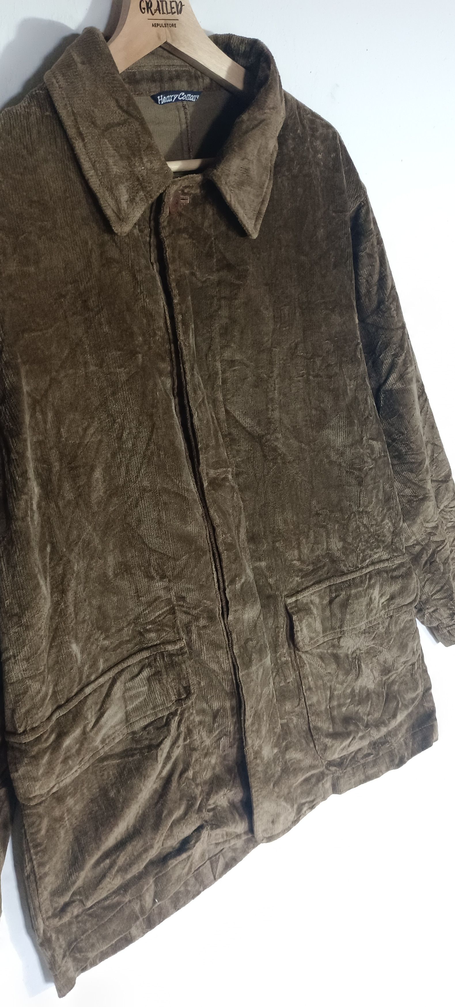 Henry Cotton's Vintage Henry Cotton's Corduroy Beige Jacket Man Size US L / EU 52-54 / 3 - 7 Thumbnail