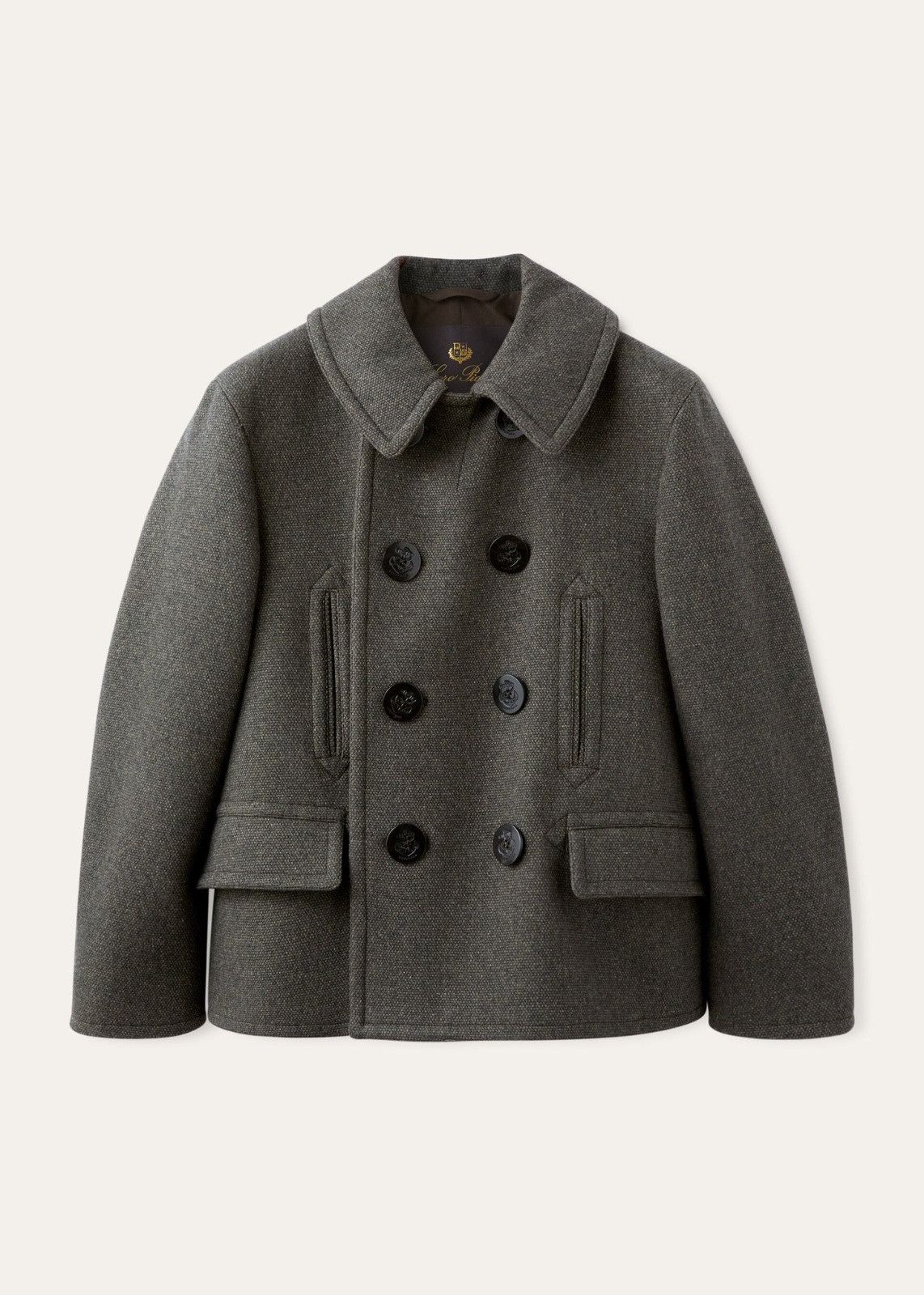 o1srvl11e0125 Condor Mini Wool Peacoat in Grey