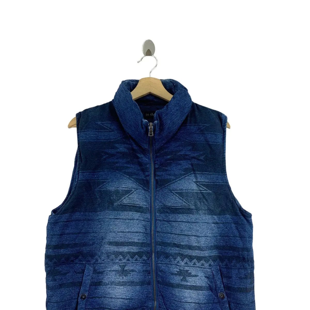 In The Attic Vintage IN THE ATTIC Aztec Navajo Art Puffer Vest Jacket Size US XL / EU 56 / 4 - 1 Thumbnail