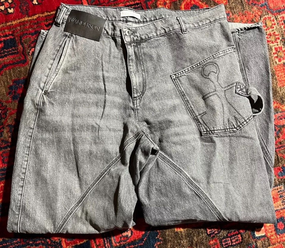 JW Anderson JW Anderson twisted workwear jeans Size 34" / US 12 / IT 48 - 9 Thumbnail