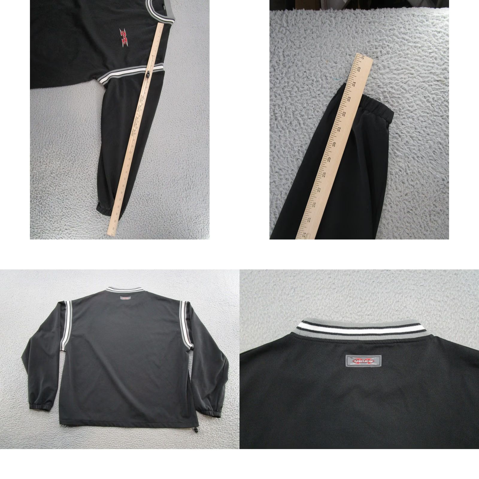 Vintage Miken Men’s Black Lightweight Long Sleeve Active Wear Warm Up XL MLB Shirt Mens Sports Size US XL / EU 56 / 4 - 8 Thumbnail