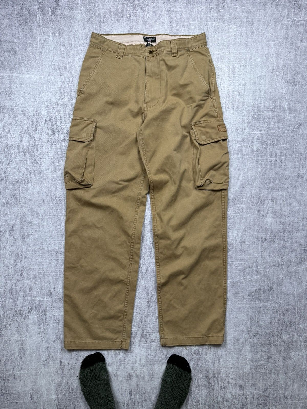 Polo Ralph Lauren Vintage Parachute Cargo Pant Polo Jeans Company Beige Pants Size US 32 / EU 48 - 1 Thumbnail