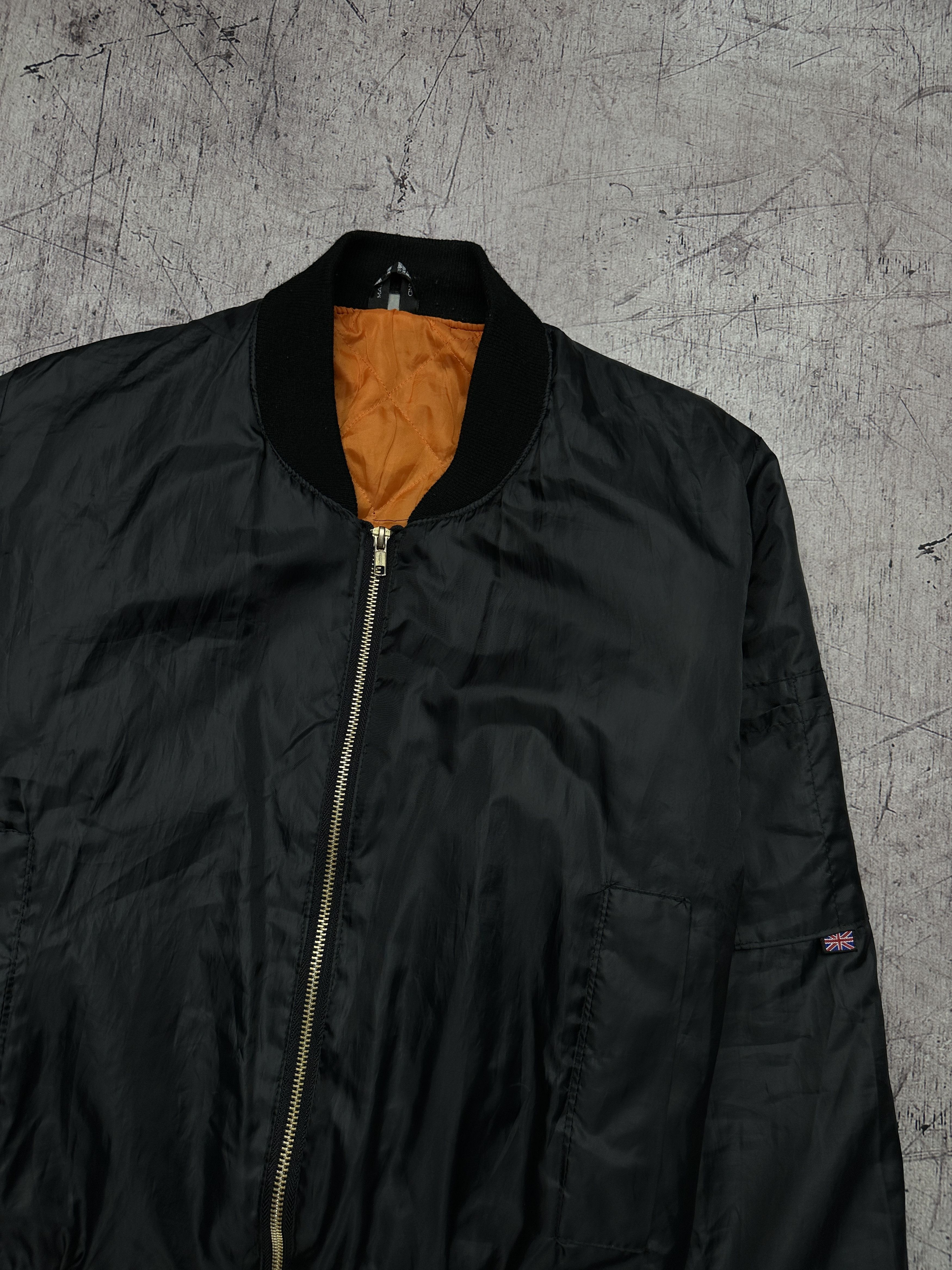 Vintage Vintage MA 1 Bomber Jacket Military Flyers Nylon Size US M / EU 48-50 / 2 - 2 Thumbnail