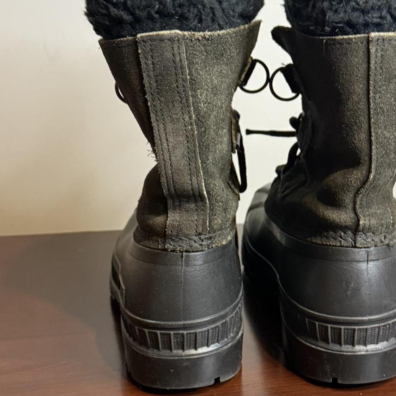 SOREL Vintage Sorel Kaufman Winter Suede Boots size 6 Women Black Size US 6 / IT 36 - 5 Thumbnail