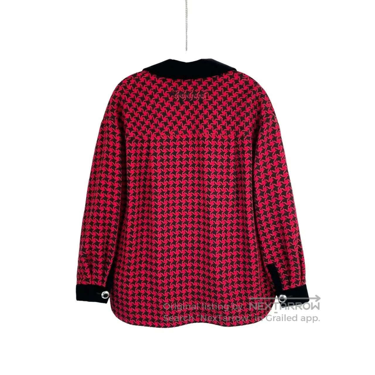 Miu Miu Miu Miu Houndstooth small fragrant jacket| Size XS / US 0-2 / IT 36-38 - 2 Thumbnail