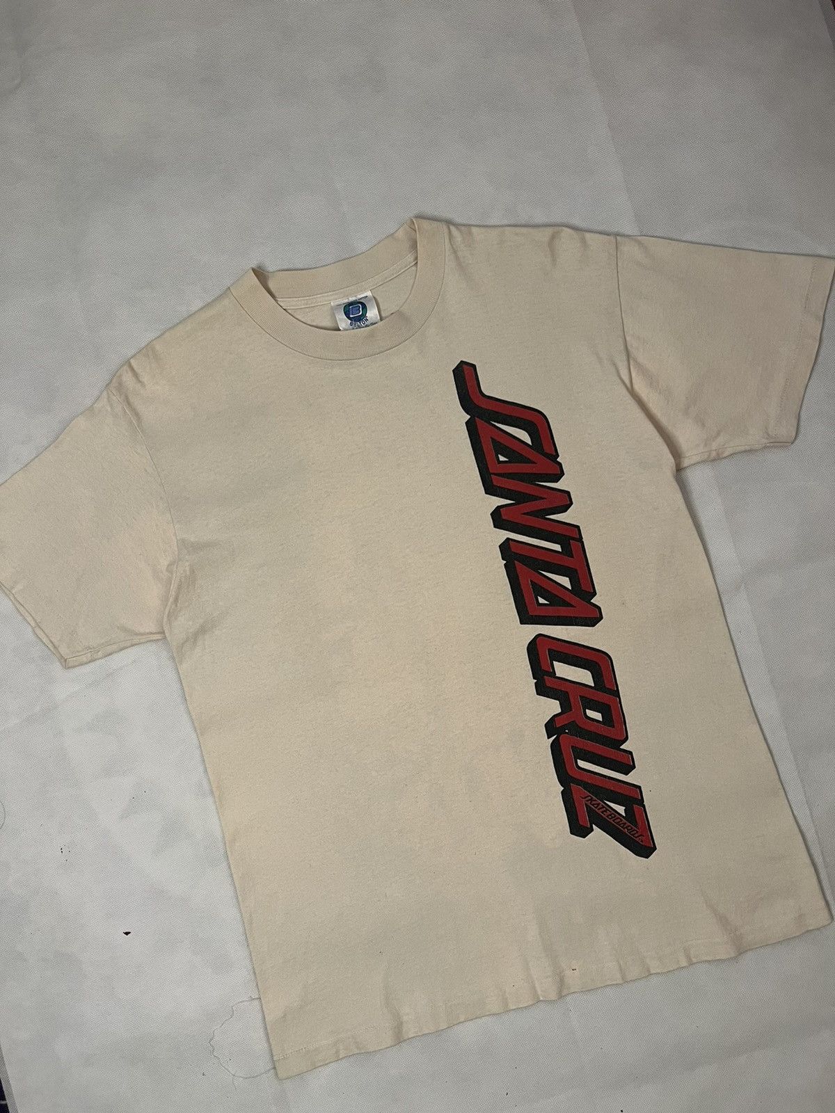 Hook-Ups Vintage 80's Santa Cruz Skateboard Speed Wheels Tshirt Size US M / EU 48-50 / 2 - 5 Thumbnail