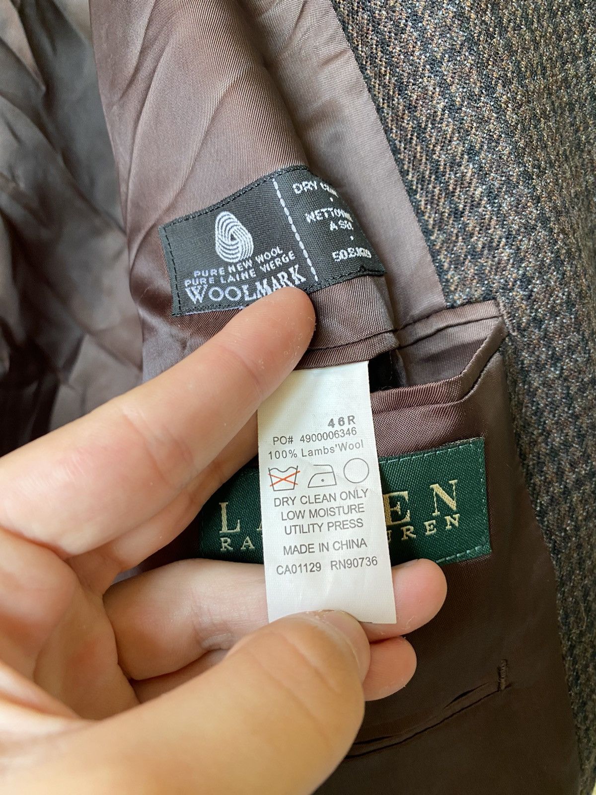 Lauren Ralph Lauren Lauren Ralph Lauren Blazer woolmark lambswool Size 46R - 5 Thumbnail