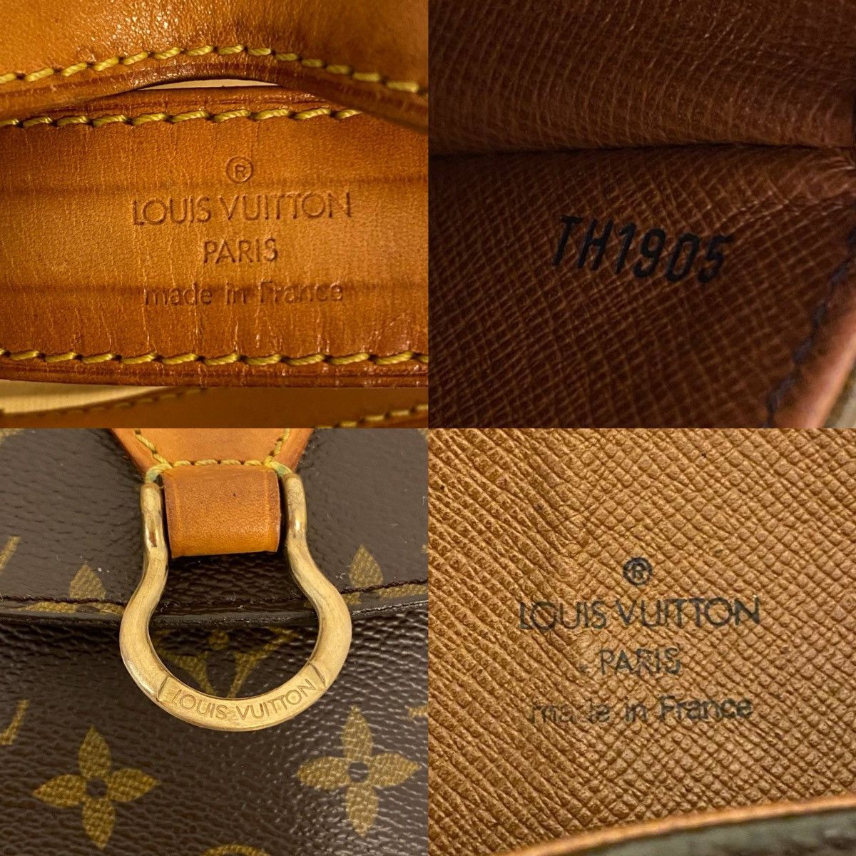 Louis Vuitton Louis Vuitton Saint Cloud Mini Monogram bag brown Leather Size ONE SIZE - 7 Thumbnail