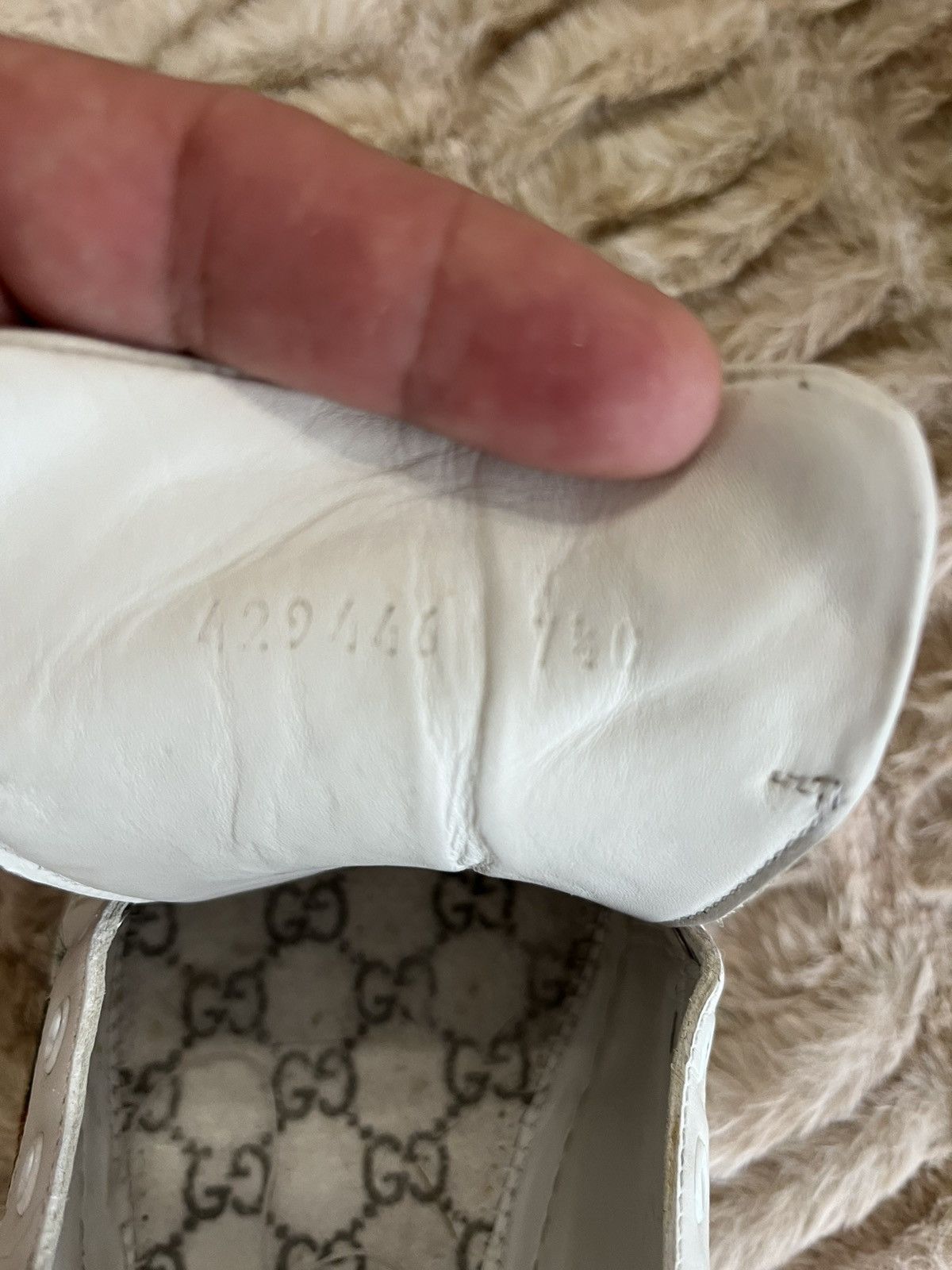 Gucci Men's Gucci Ace sneaker with bee Size US 8 / EU 41 - 7 Thumbnail