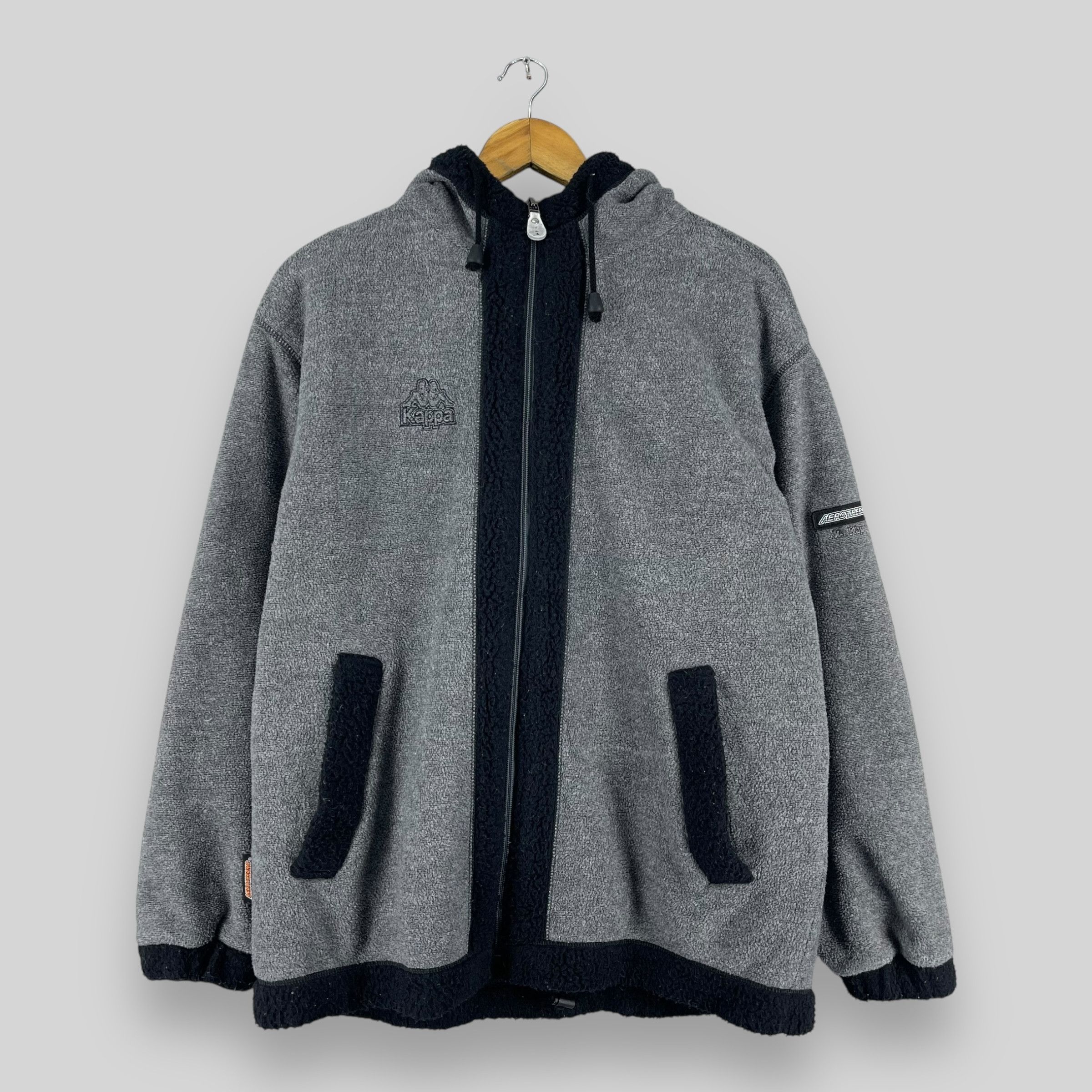 Kappa Vintage 90s KAPPA Sherpa Fleece Heavy Winter Jacket Size US L / EU 52-54 / 3 - 1 Thumbnail