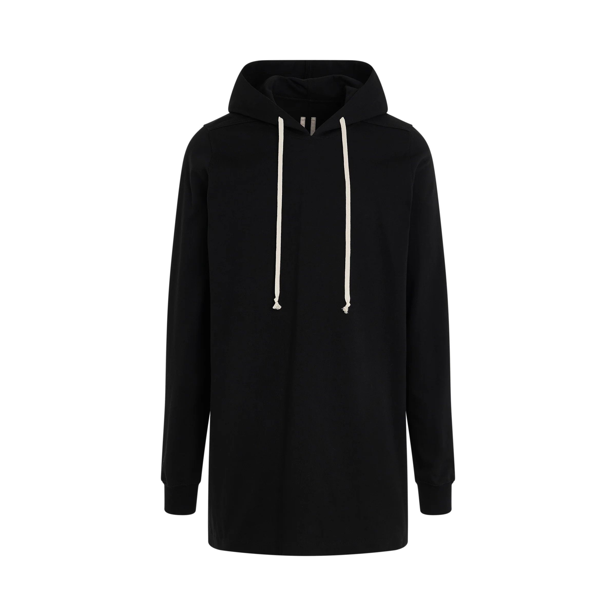 Rick Owens o1mris0824 Long Hoodie in Black Size US L / EU 52-54 / 3 - 1 Thumbnail