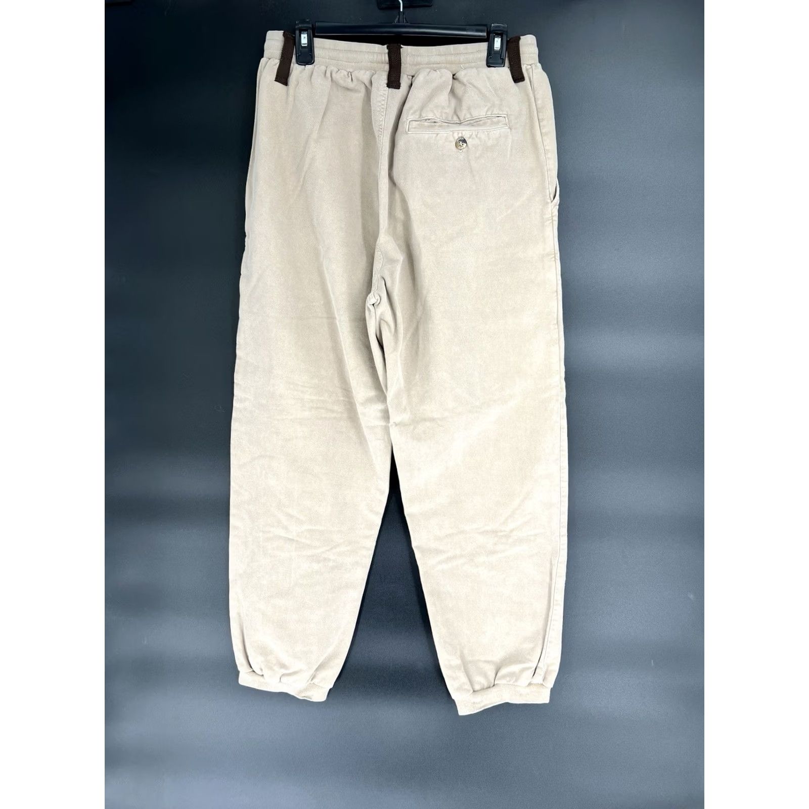 Vintage VINTAGE Crazy Shirts Hawaii Kona Coffee Dyed Jogger Sweatpants Mens L Beige Drawstring Canvas Cotton Logo Embroidered Tapered Beach 90s USA Pants Size US L / EU 52-54 / 3 - 7 Thumbnail