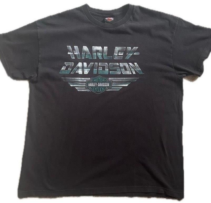 Harley Davidson Harley Davidson Motor Cycles XL Black T Shirt Made in USA Size US XL / EU 56 / 4 - 1 Thumbnail