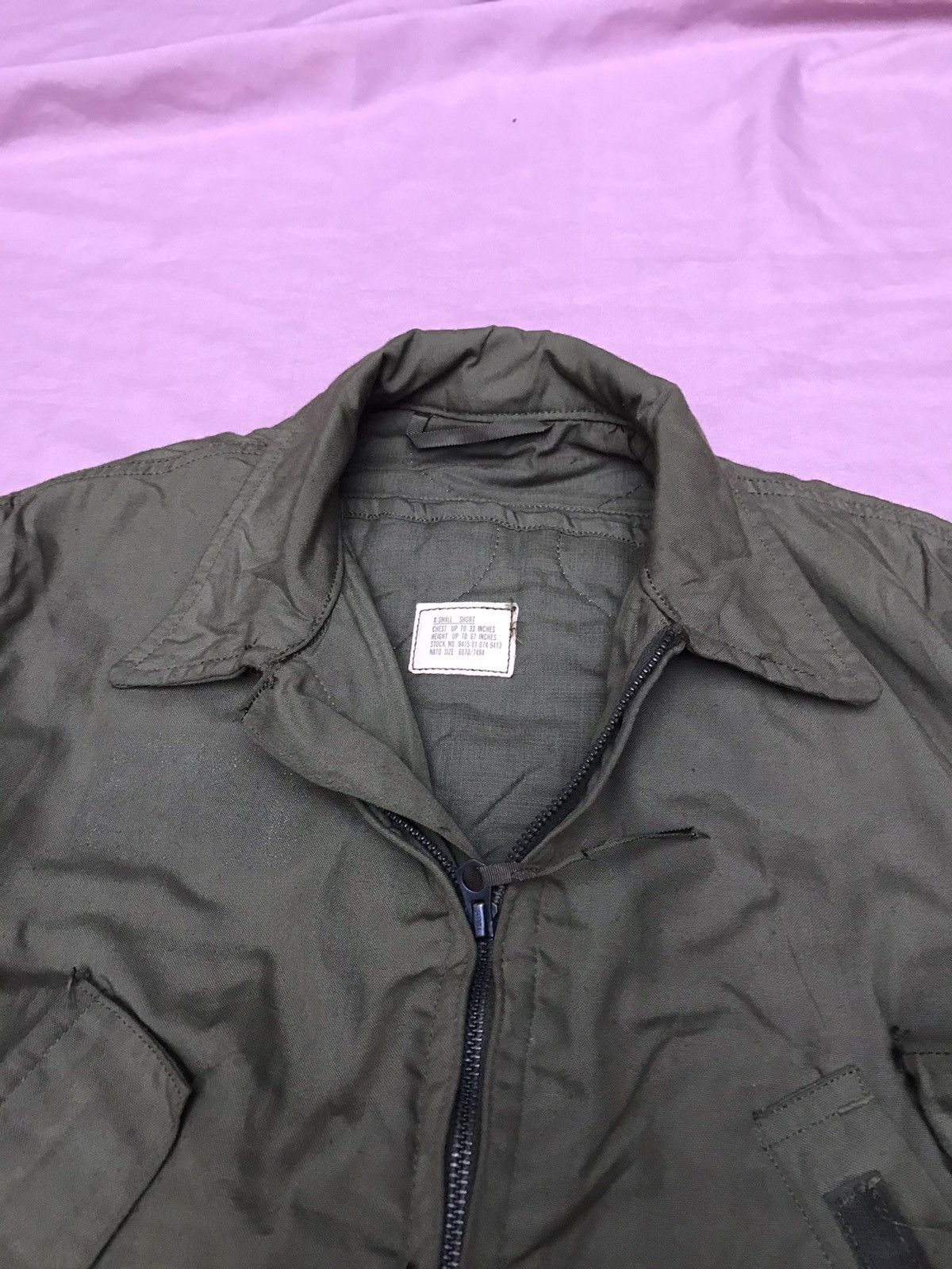 Other RARE USAAF HELICOPTER CREW 60s-70s cropped bomber jacket Size US XS / EU 42 / 0 - 8 Thumbnail