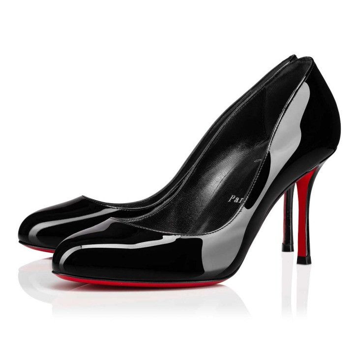 Christian Louboutin o1s1wg110924 Kate 100 Calf Pumps in Black Size US 7 / IT 37 - 2 Thumbnail