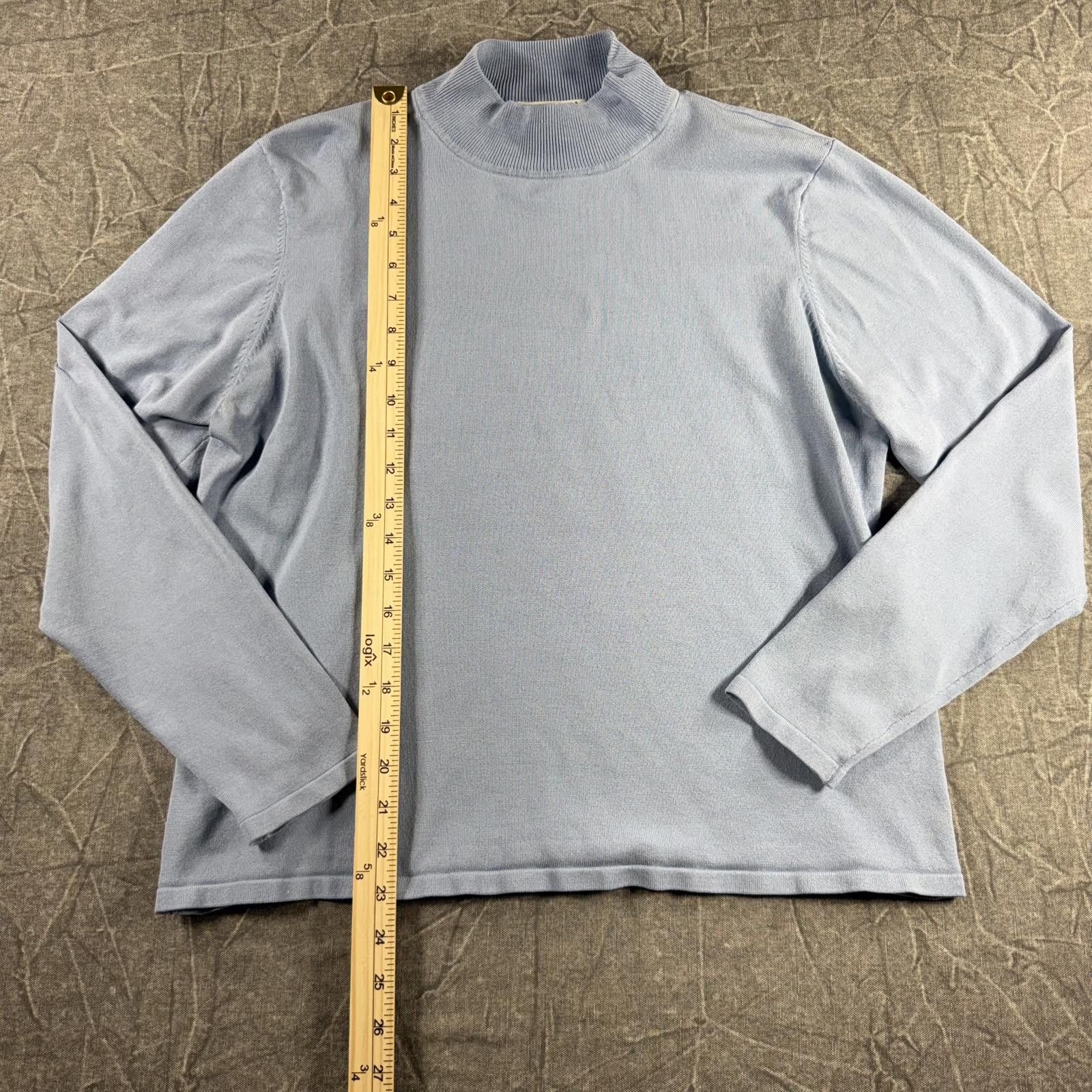 Pendleton Pendleton Sweater Women's XL Blue Turtleneck Long Sleeve Size XL / US 12-14 / IT 48-50 - 4 Thumbnail