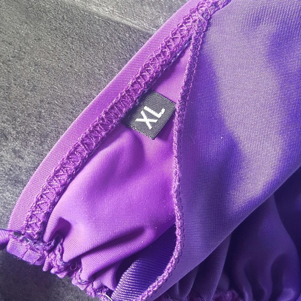 Designer Purple Classic Marquee Bikini Top Size ONE SIZE - 5 Thumbnail