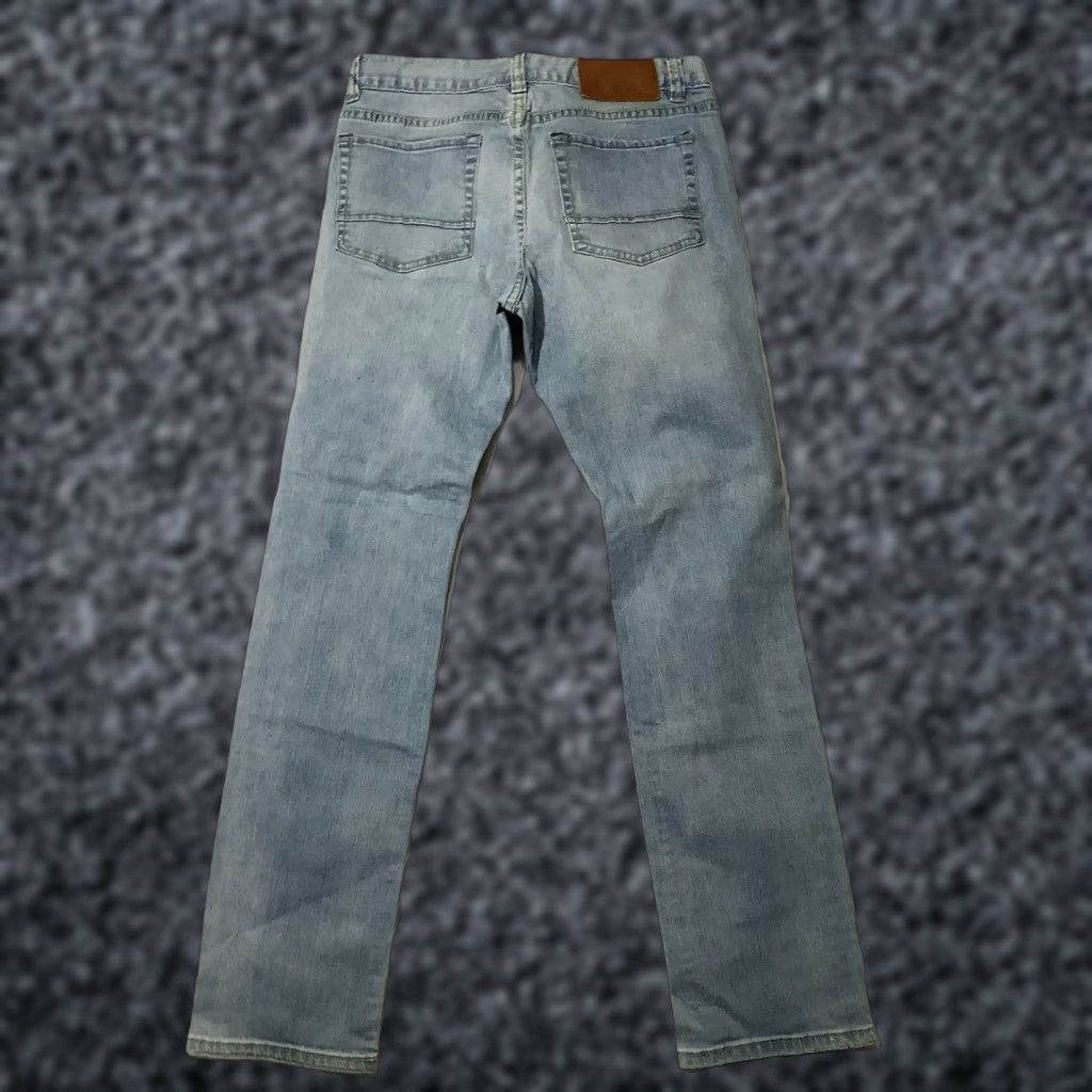 Vintage revolt Jeans Slim Active R/S Stretch Denim Blue Mens 32 Inseam 31 Regular Fit 30x31 Straight Casual Distressed Size US 32 / EU 48 - 1 Thumbnail