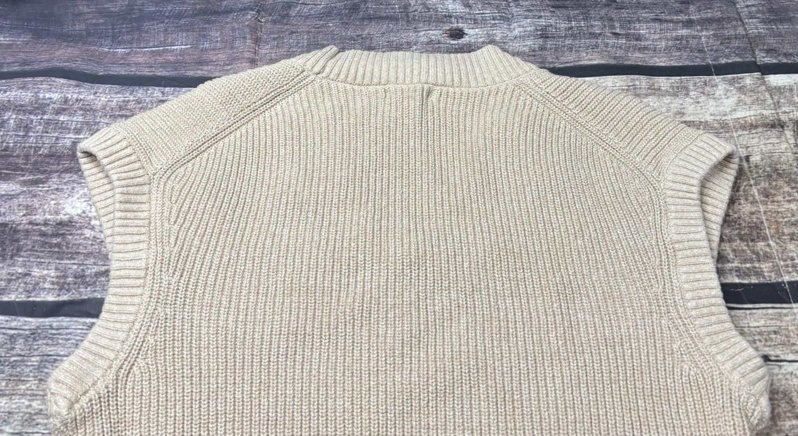 Banana Republic Banana Republic Sweater Womens M/L Organic Cotton Fisherman Size L / US 10 / IT 46 - 6 Thumbnail