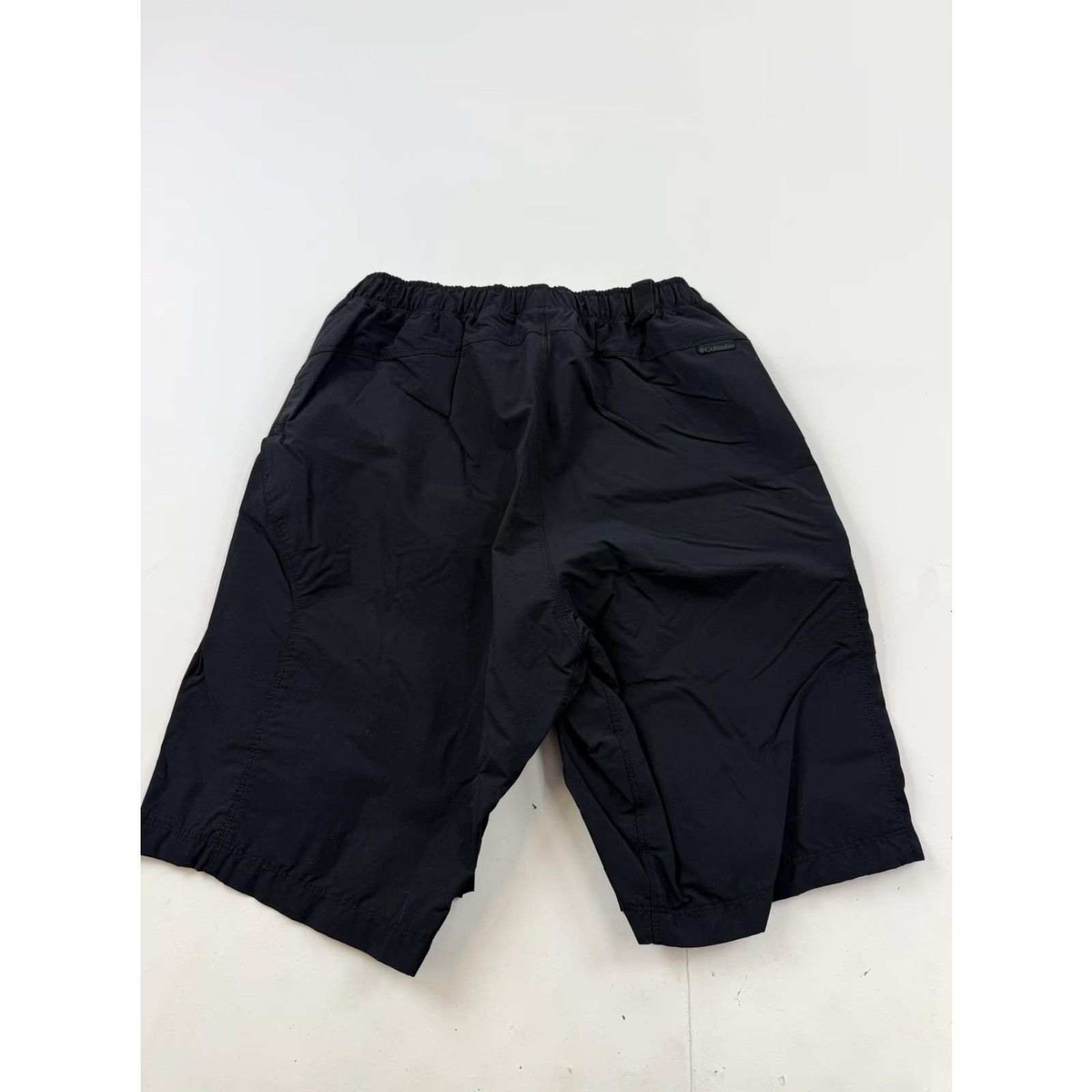 Vintage Columbia Mens Titanium Hiking Shorts Black 9" Inseam Elastic Waist Belt Buckle Pockets Quick Dry 9in AM4293 Size US 31 - 7 Thumbnail