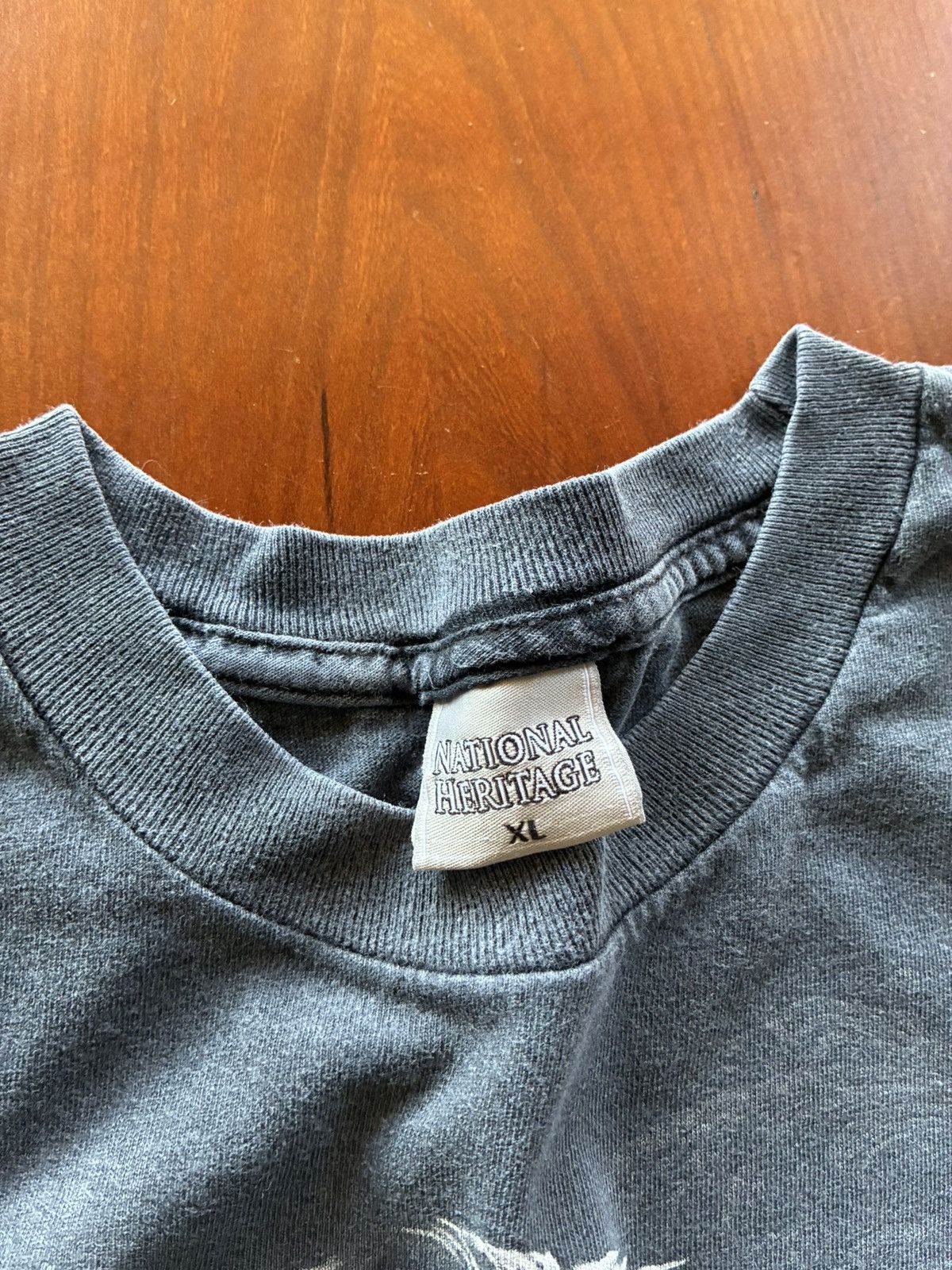 Vintage Vintage y2k faded biker tee shirt Size US XL / EU 56 / 4 - 3 Thumbnail