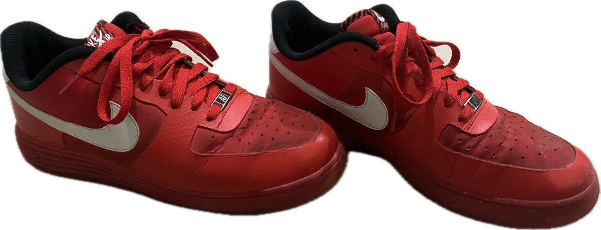 Nike [2013] Nike Lunar Force 1 "University Red" Size US 10.5 / EU 43-44 - 4 Thumbnail