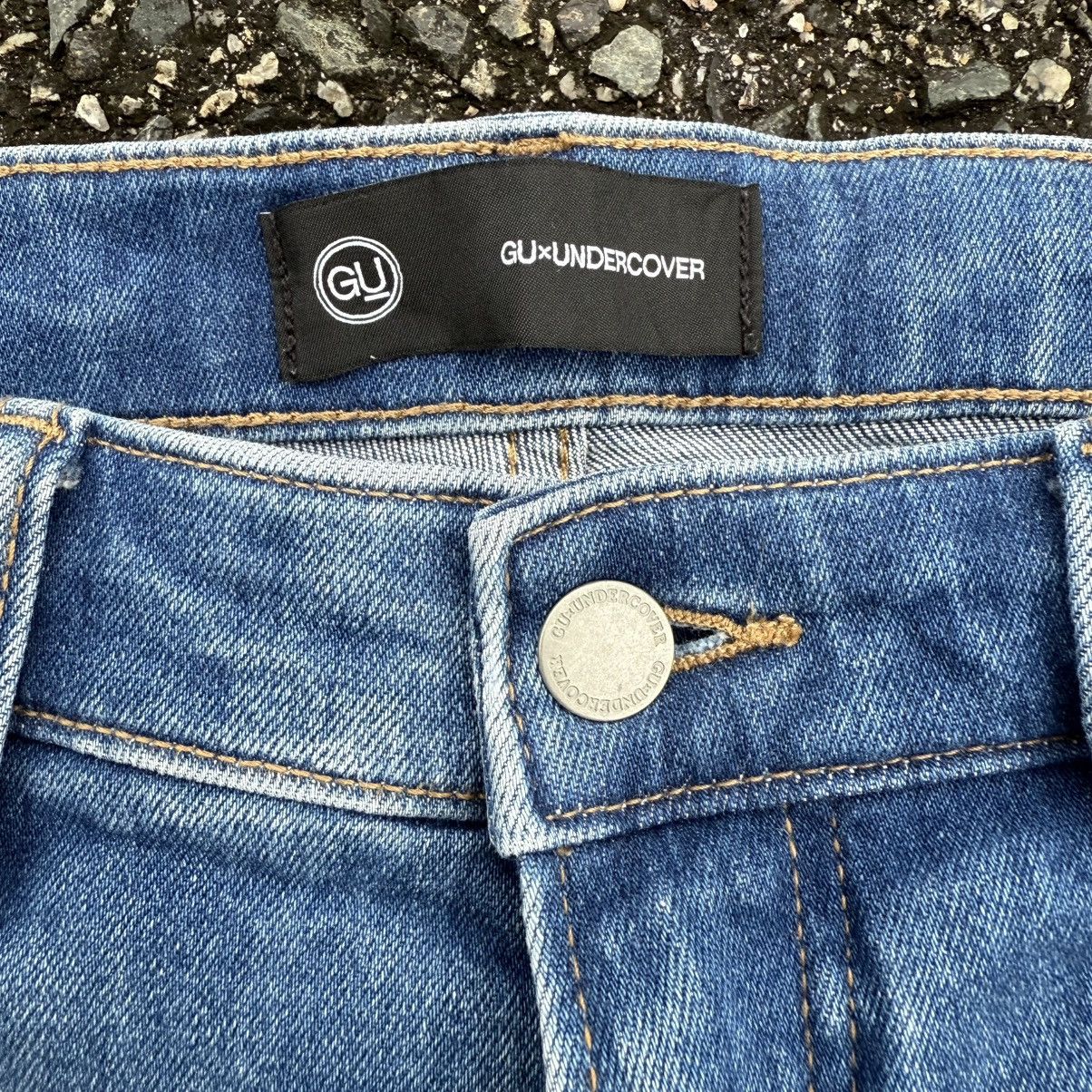 GU × Undercover GU x UNDERCOVER FADED SKINNY JEAN DENIM PANTS Size US 32 / EU 48 - 4 Thumbnail