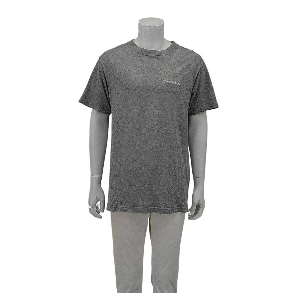 Dior Dior Embroidered Logo T-Shirt Size L Size US XL / EU 56 / 4 - 1 Thumbnail