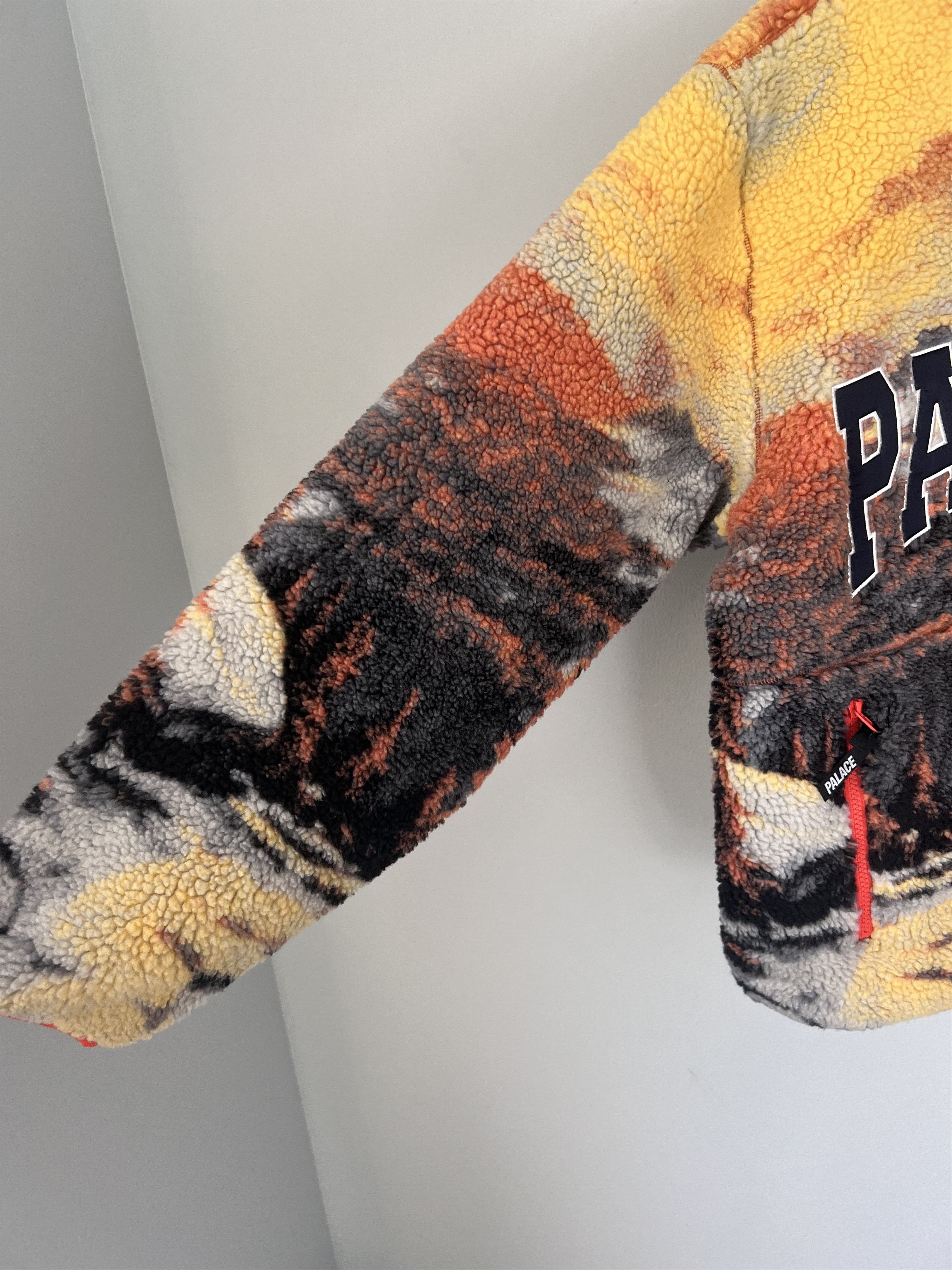 Palace Palace Appalachia Funnel Neck Fleece Jacket in Orange Size US L / EU 52-54 / 3 - 4 Thumbnail