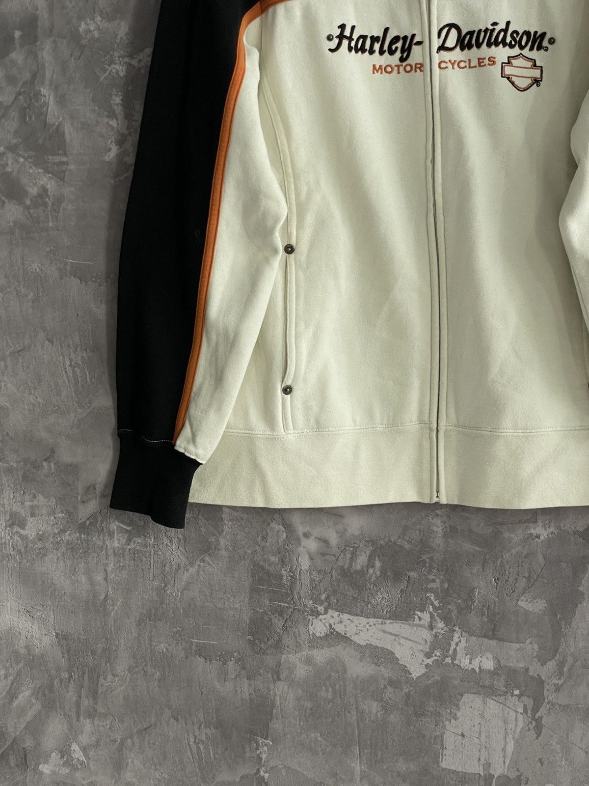 Harley Davidson × Hysteric Glamour Vintage Y2K Harley Davidson Zip-up Glamour Hoodie Size M / US 6-8 / IT 42-44 - 5 Thumbnail