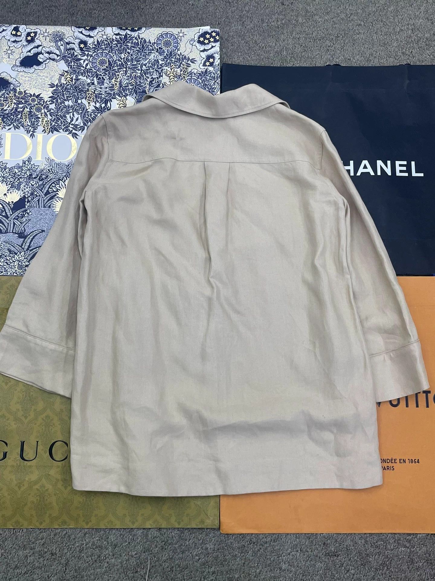 Loro Piana Loro Piana LP Linen Lapel Shirt 42 New Elegant Size US XS / EU 42 / 0 - 2 Thumbnail